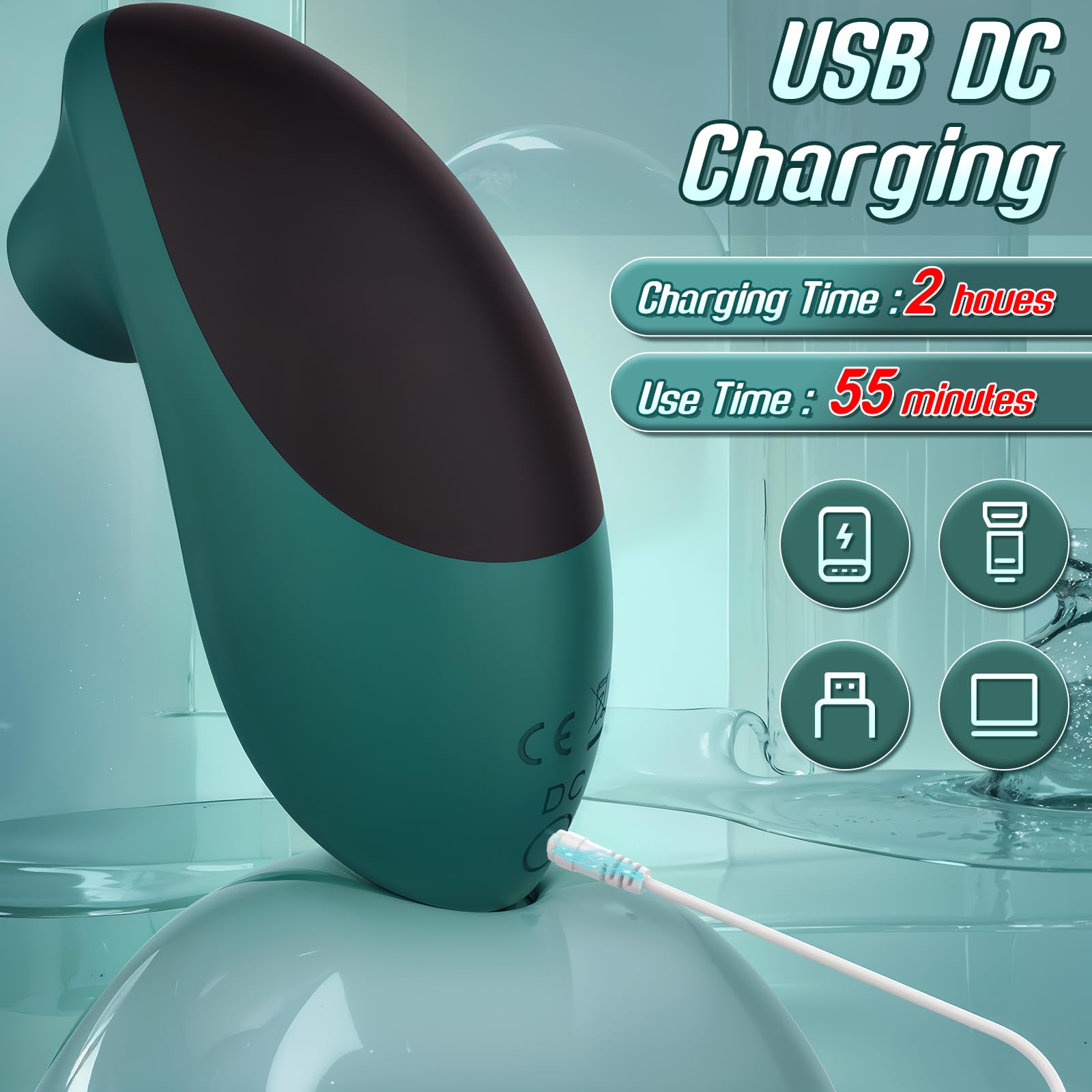 Premium Remote Control Vibrator for Women - 9 Powerful Suction & Vibration Modes, Ultra Quiet Clitoral Stimulator, Waterproof BDSM Sex Toy for Couples Play, Solo Pleasure & Sensual Exploration