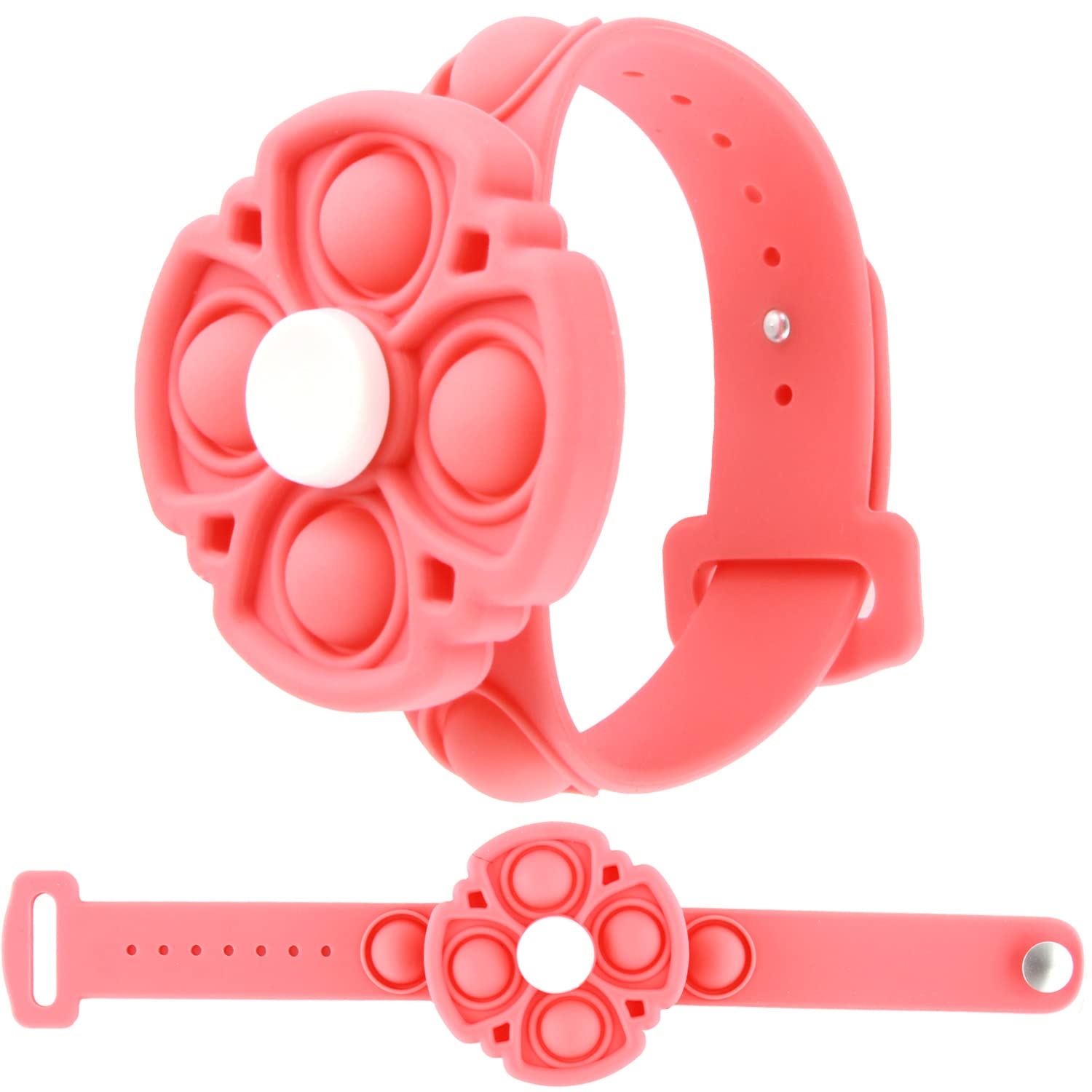 Sichy Pop Bubble Sensory Fidget Bracelet Toys Set - Stress Relief & Anti-Anxiety Silicone Wristband for Kids & Adults - Rotating Fingertip Fidget Toy - Wearable Decompression Wristband for ADHD, Autism, Office & Classroom Focus