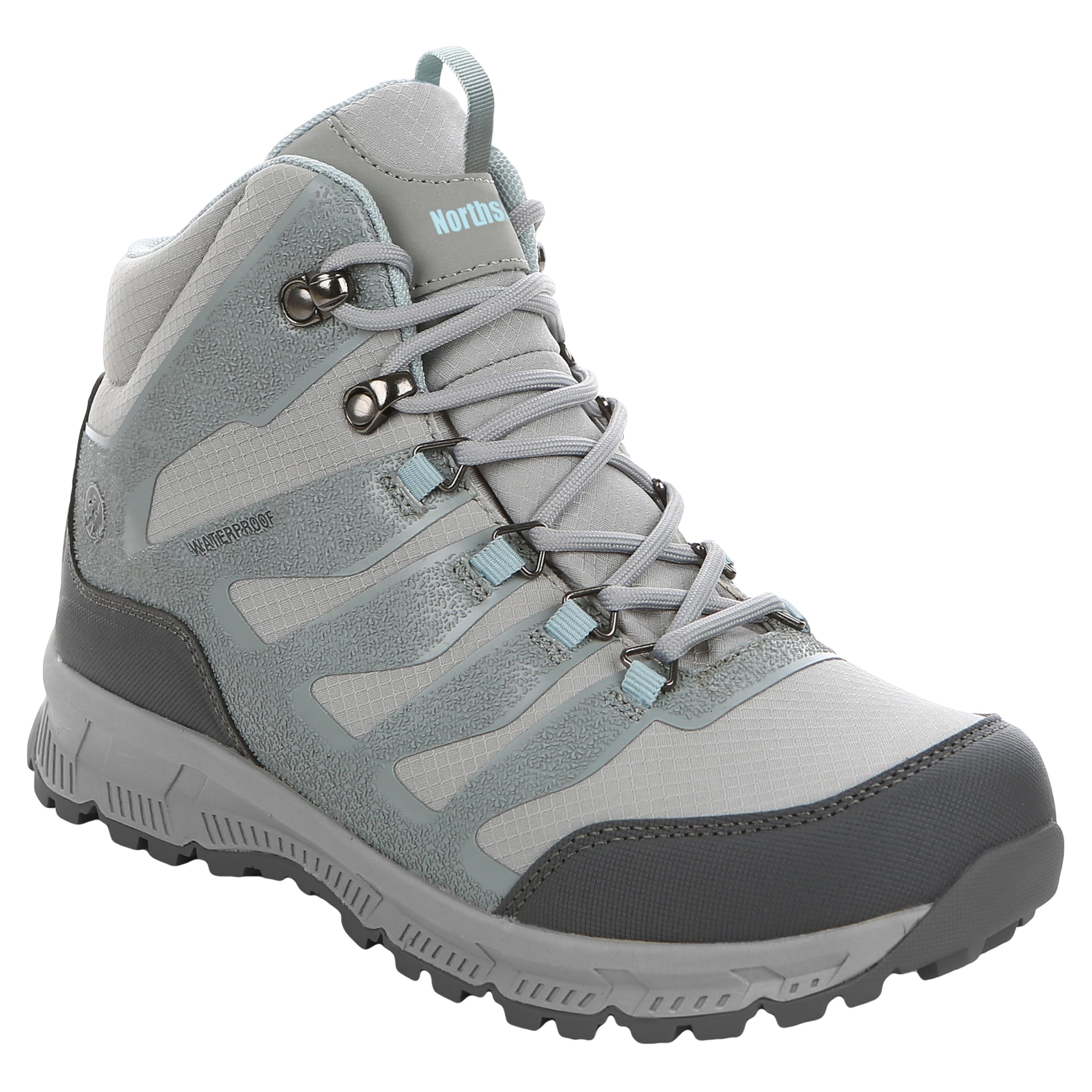 Northside Women's Hargrove Mid Waterproof Hiking Boots - Lightweight EVA Midsole & Rubber Traction Outsole for Outdoor Adventures - Perfect for Hiking, Camping and Trail Walking in All Weather Conditions