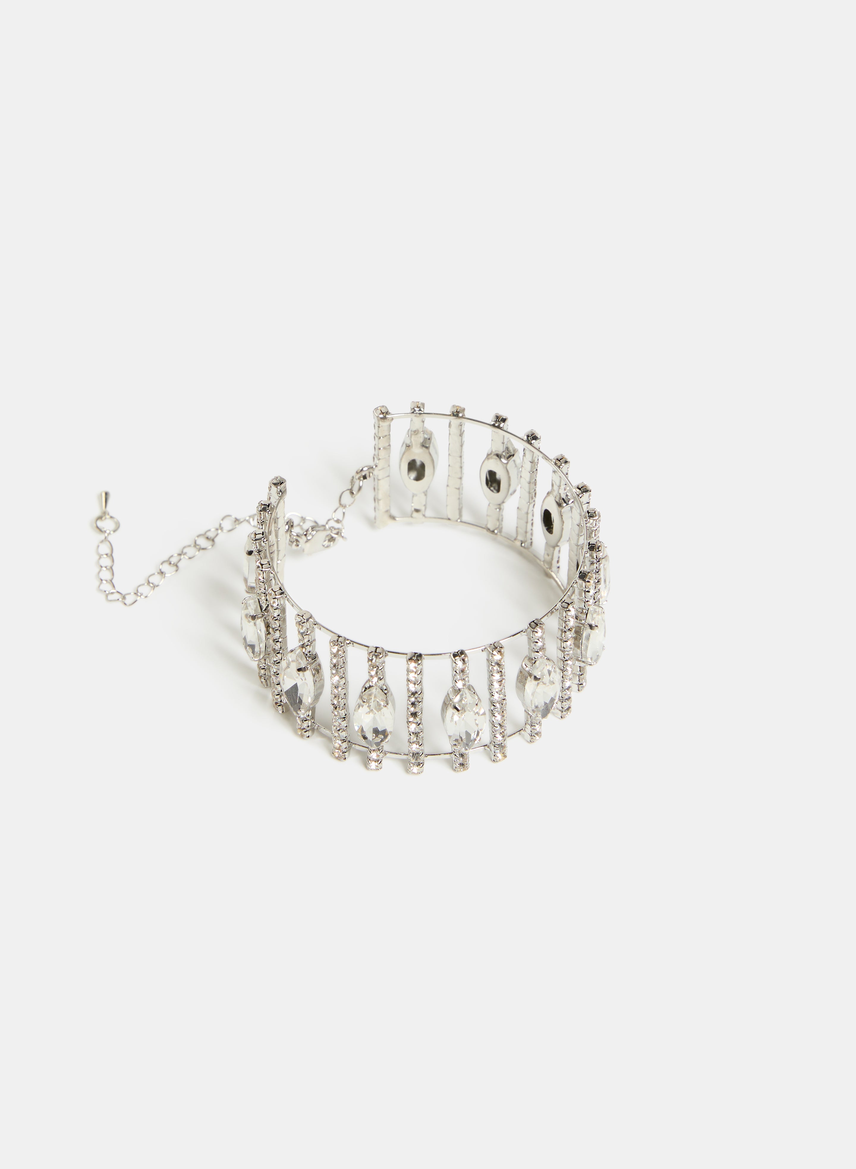 Elegant Crystal Cuff Bracelet for Women - Fashion Jewelry Gift for Wedding, Party & Special Occasions