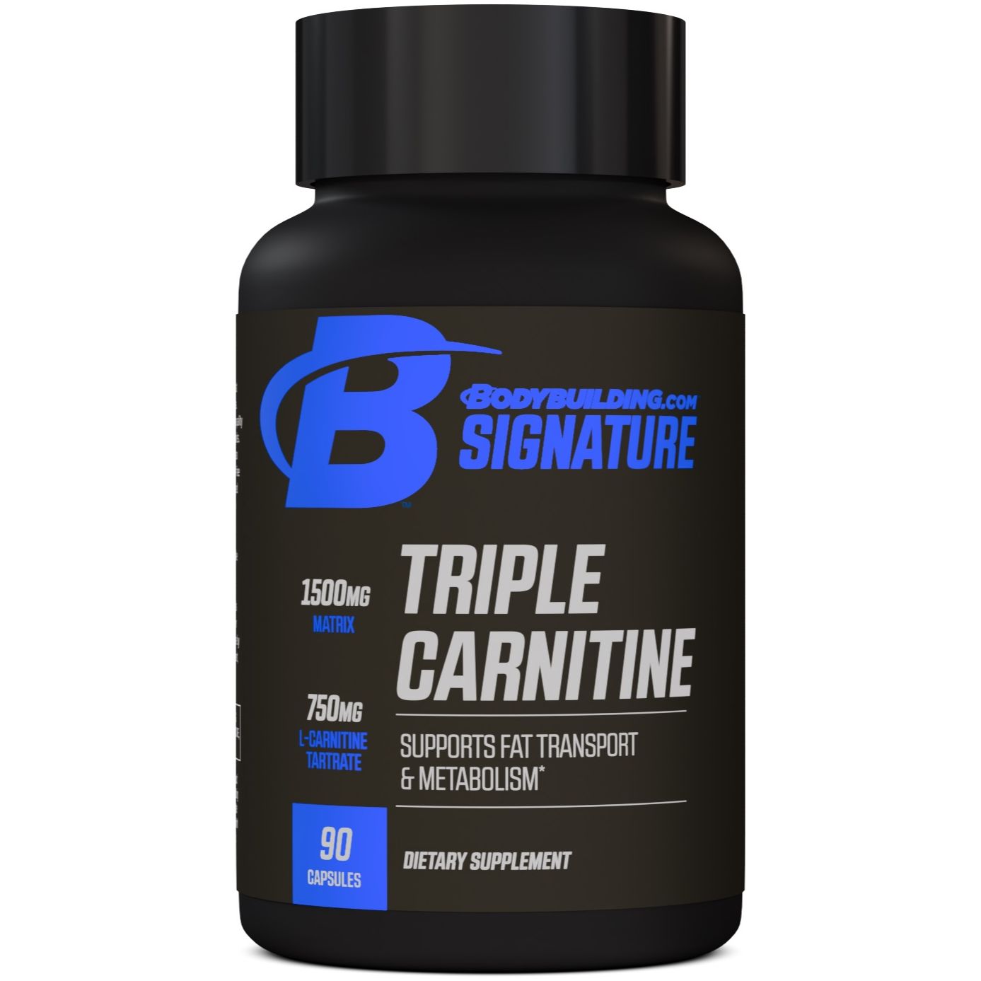Bodybuilding.com Signature Triple Carnitine Supplement - Fat Burner & Energy Booster for Weight Loss, Workouts & Fitness Goals | Pre-Workout & Post-Workout Support