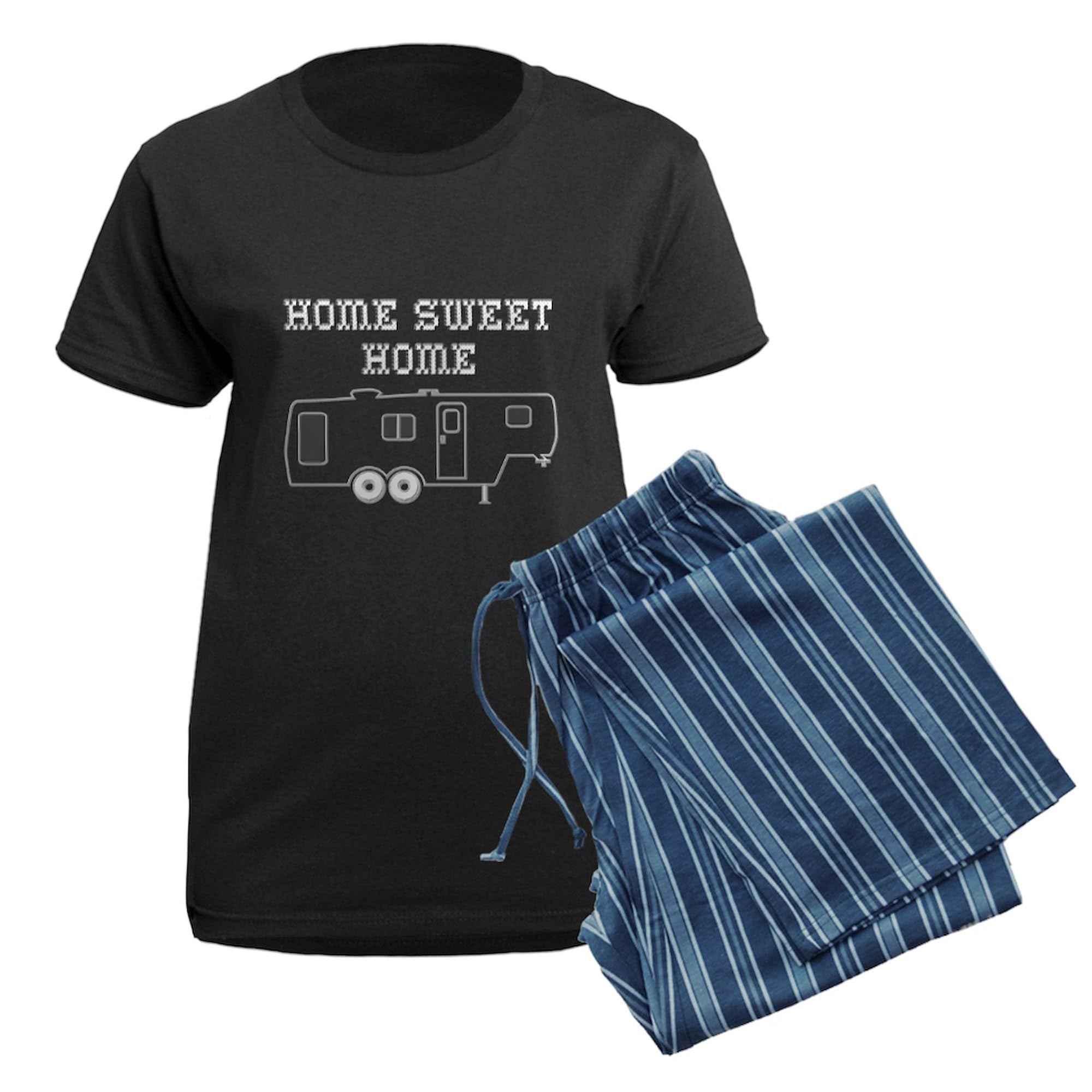 Home Sweet Home Fifth Wheel Women's Dark Pajamas - Cozy Sleepwear for RV & Camping Lovers - Perfect for Travel, Relaxation & Gift Giving