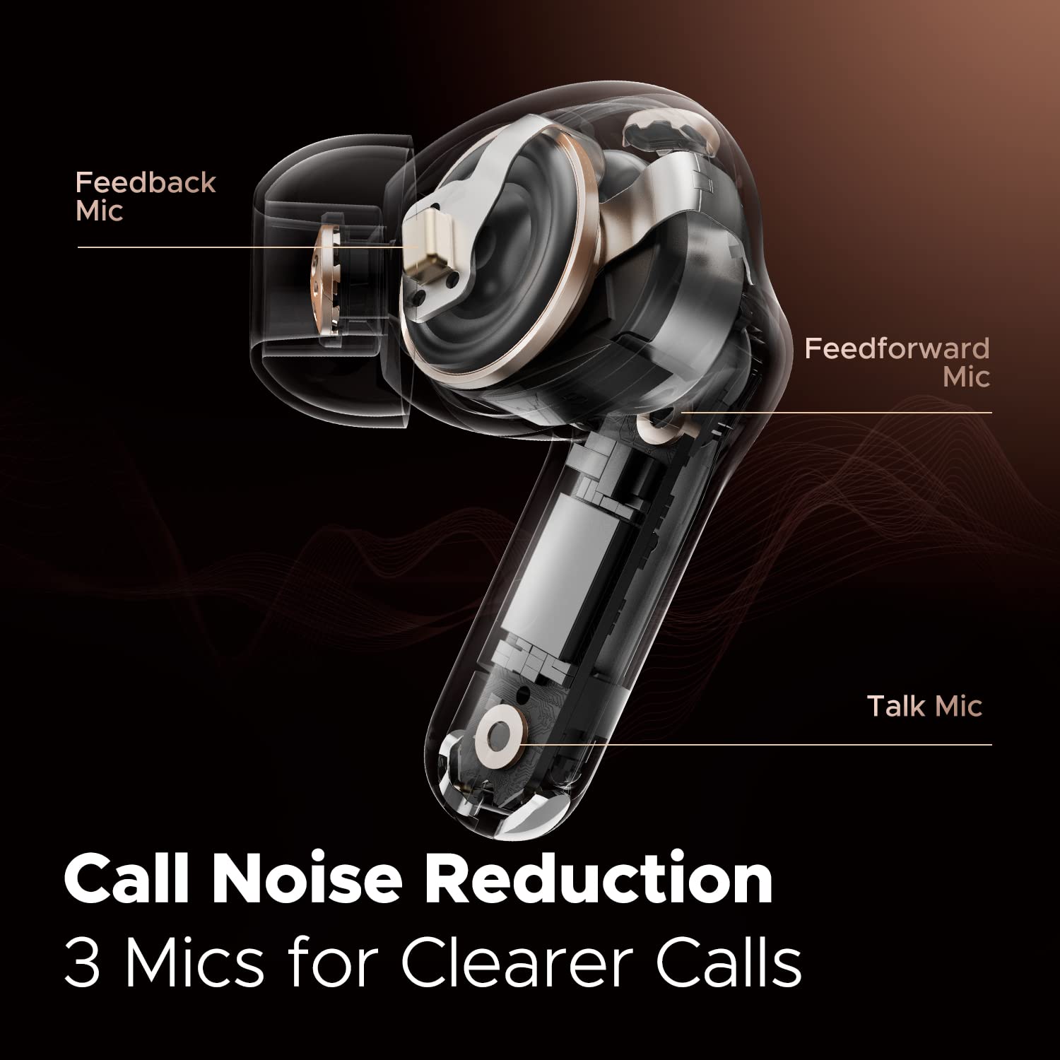 SoundPEATS Capsule3 Pro Wireless Earbuds Bluetooth 5.3 with LDAC, Hi-Res Audio & Hybrid ANC, 6-Mic Clear Calls, 52H Playtime - Perfect for Gym, Commuting & Travel