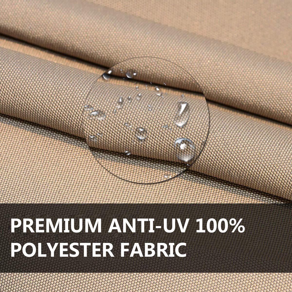 10ft Cantilever Offset Patio Umbrella with Crank & Cross Base - Outdoor Market Hanging Umbrella for Garden, Deck, Pool, Beach, Backyard - Perfect for Shade, Relaxation, and Outdoor Dining