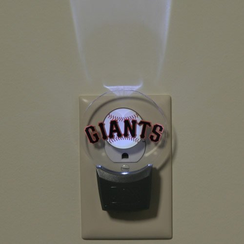 San Francisco Giants LED Night Light - MLB Team Logo Bedside Lamp for Kids & Adults - Perfect for Bedroom, Nursery, or Game Room Decor