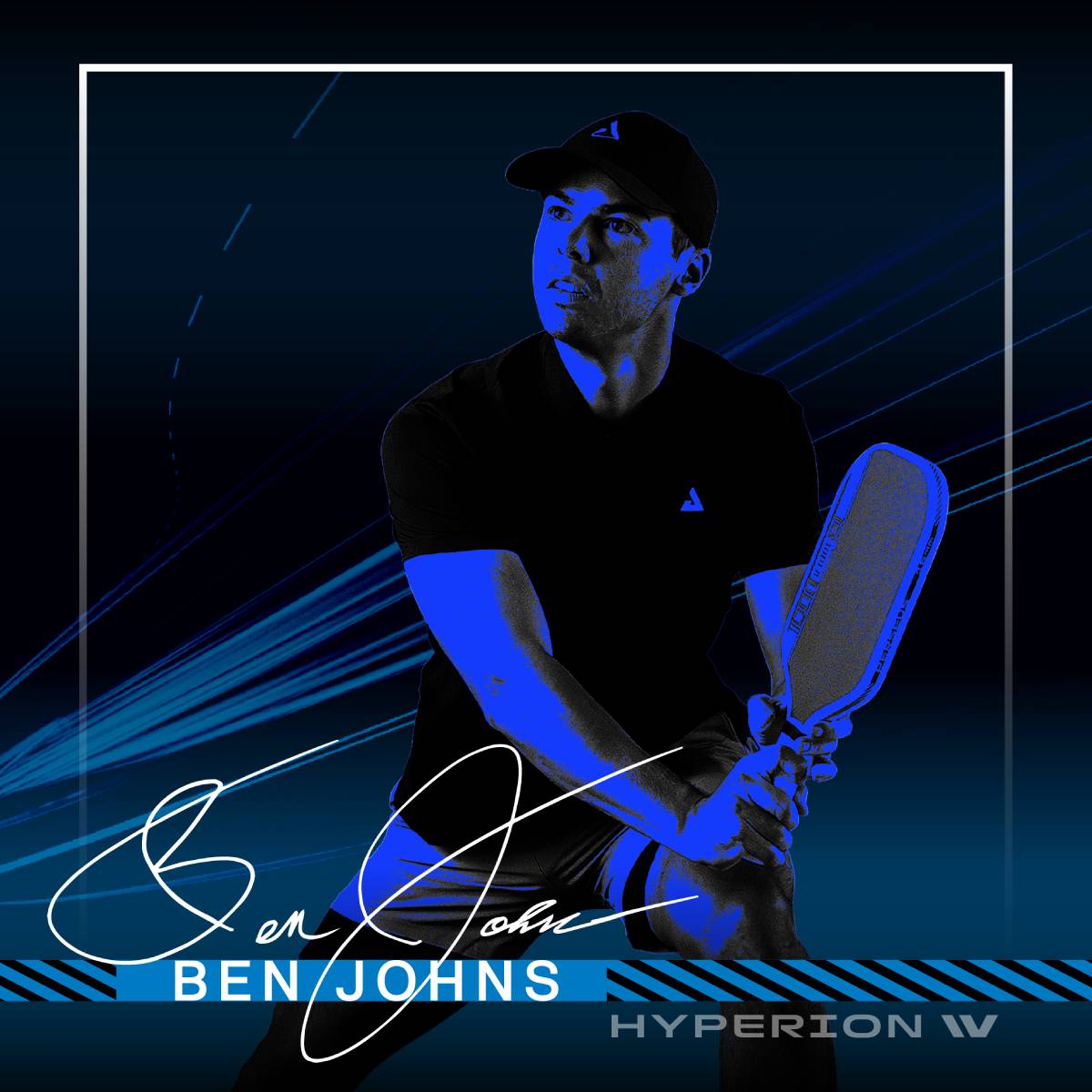 **JOOLA Ben Johns Hyperion Pro IV Pickleball Paddle - Premium Carbon Fiber Surface for Power & Control - Perfect for Tournaments & Recreational Play**