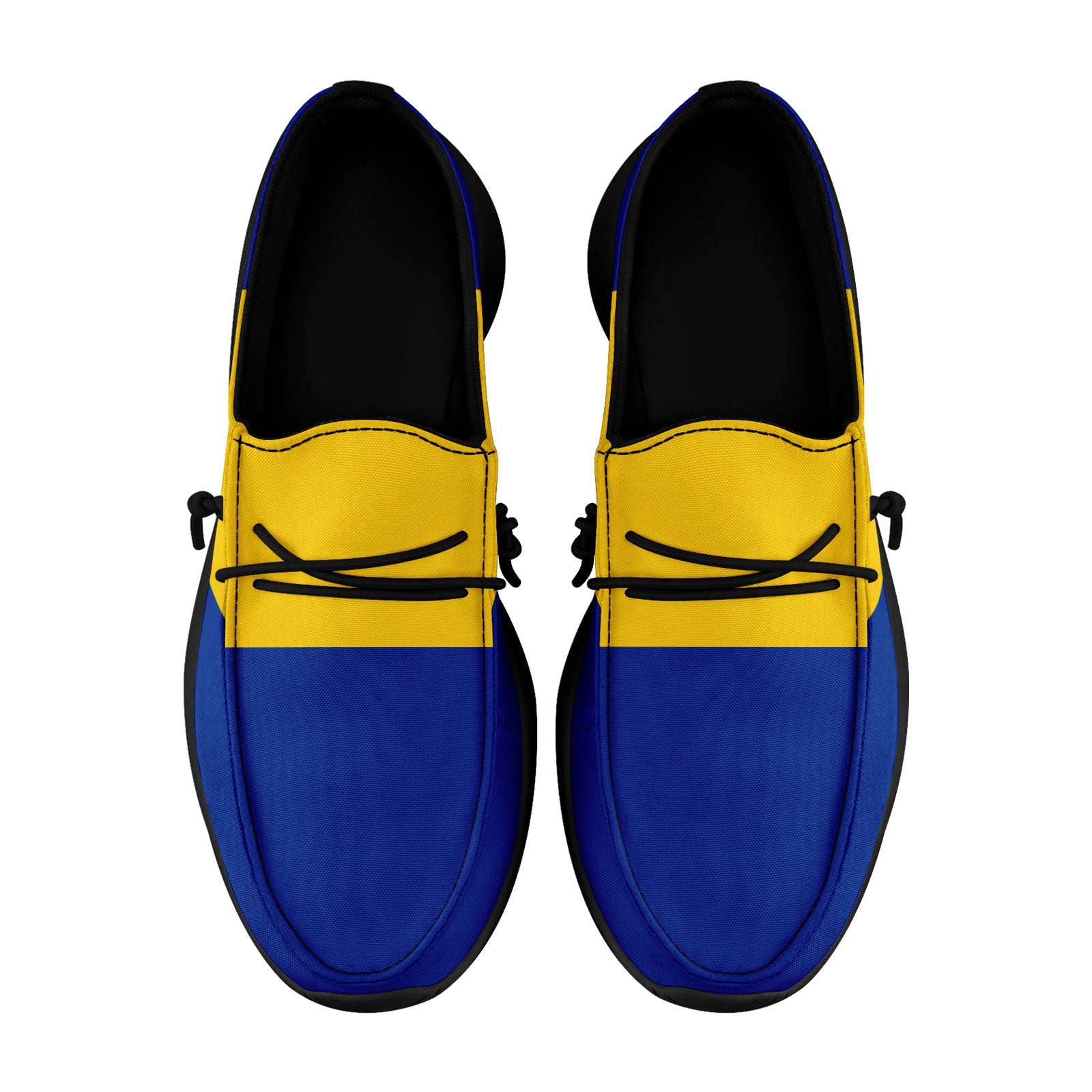 Custom Los Angeles Blue & Yellow Personalized Sneakers - FN018 D020278 - Size 15 - Unique Custom Online Design for Streetwear & Casual Fashion