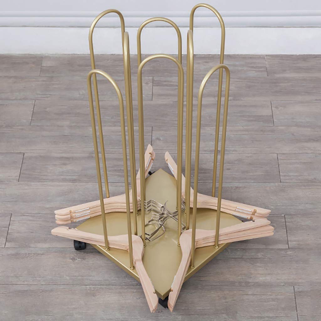 Heavy Duty Hanger Stacker Stand with 4 Wheels - Hanger Storage Organizer Holds Up to 150 Hangers - Space Saving Closet Organizer for Home, Laundry Room & Retail Stores