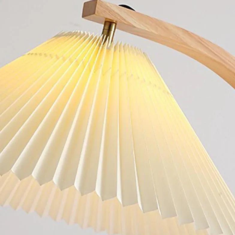 Solid Wood Tripod Floor Lamp - Adjustable Height Modern Standing Light for Living Room, Bedroom, or Tea Table - Perfect for Reading, Relaxing & Home Decor