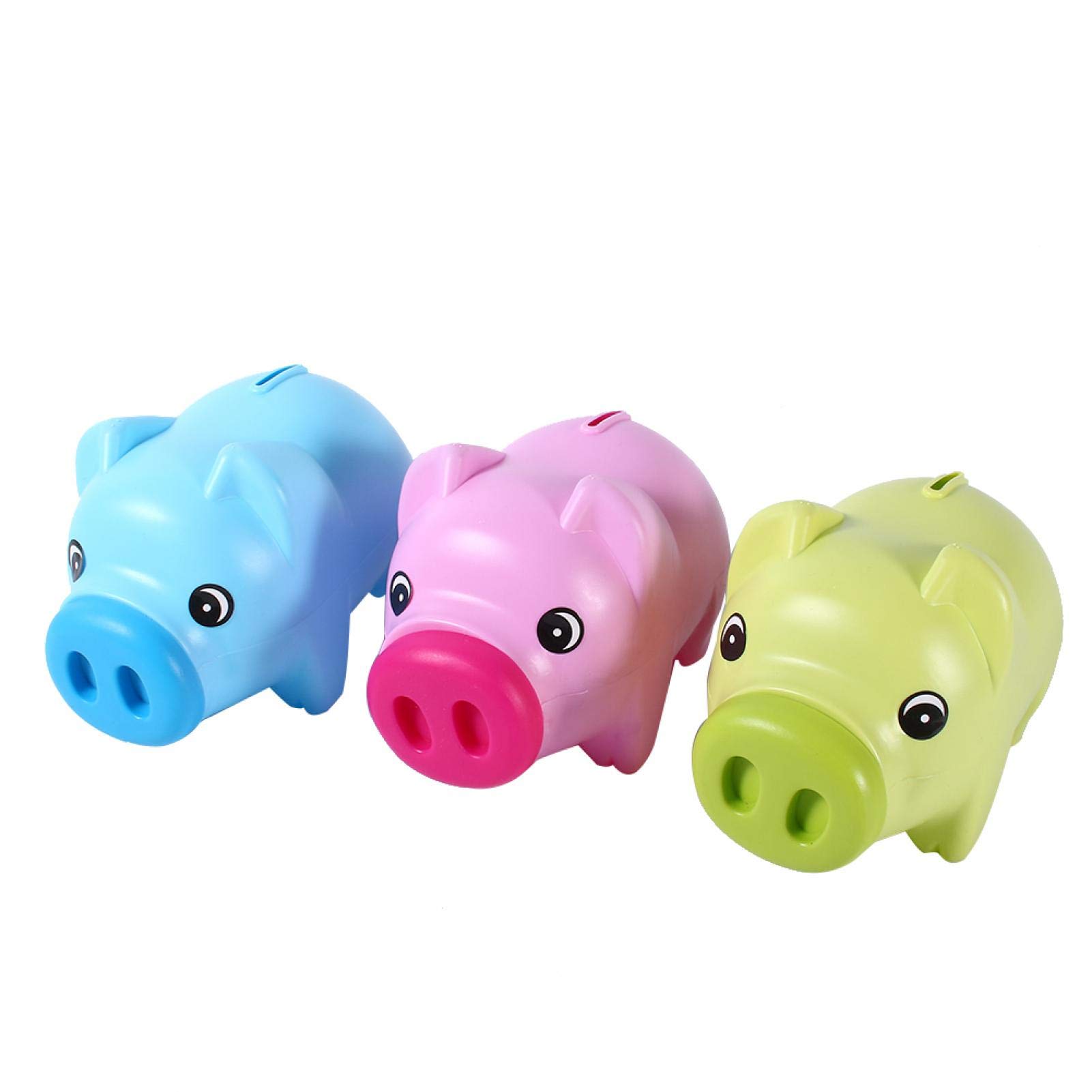 Cute Plastic Piggy Bank for Kids - Money Saving Box with Coin Slot, Cash Collector & Gift Idea for Children | Perfect for Birthday Presents, Allowance Savings & Financial Learning