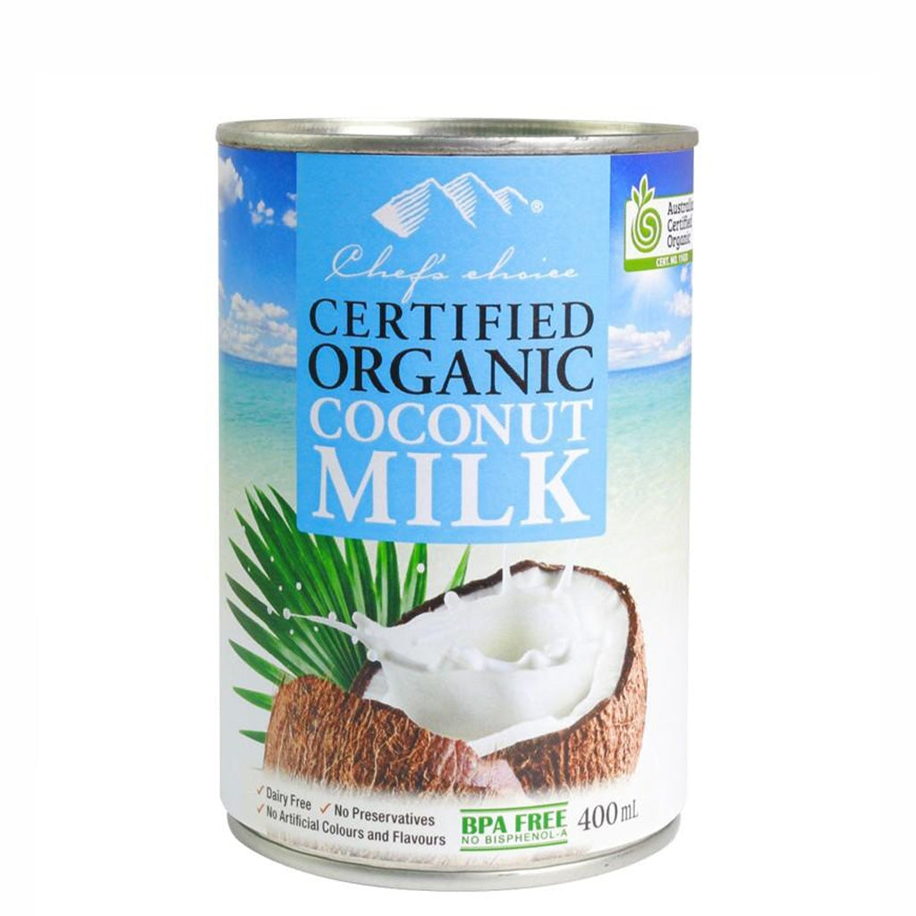 Organic Coconut Milk for Cooking & Baking - Premium Chef's Choice Coconut Milk - Perfect for Curries, Smoothies, Desserts & Vegan Recipes