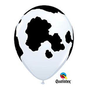Printed Latex Cow Print Balloons for Birthday Parties, Baby Showers & Western Theme Decorations
