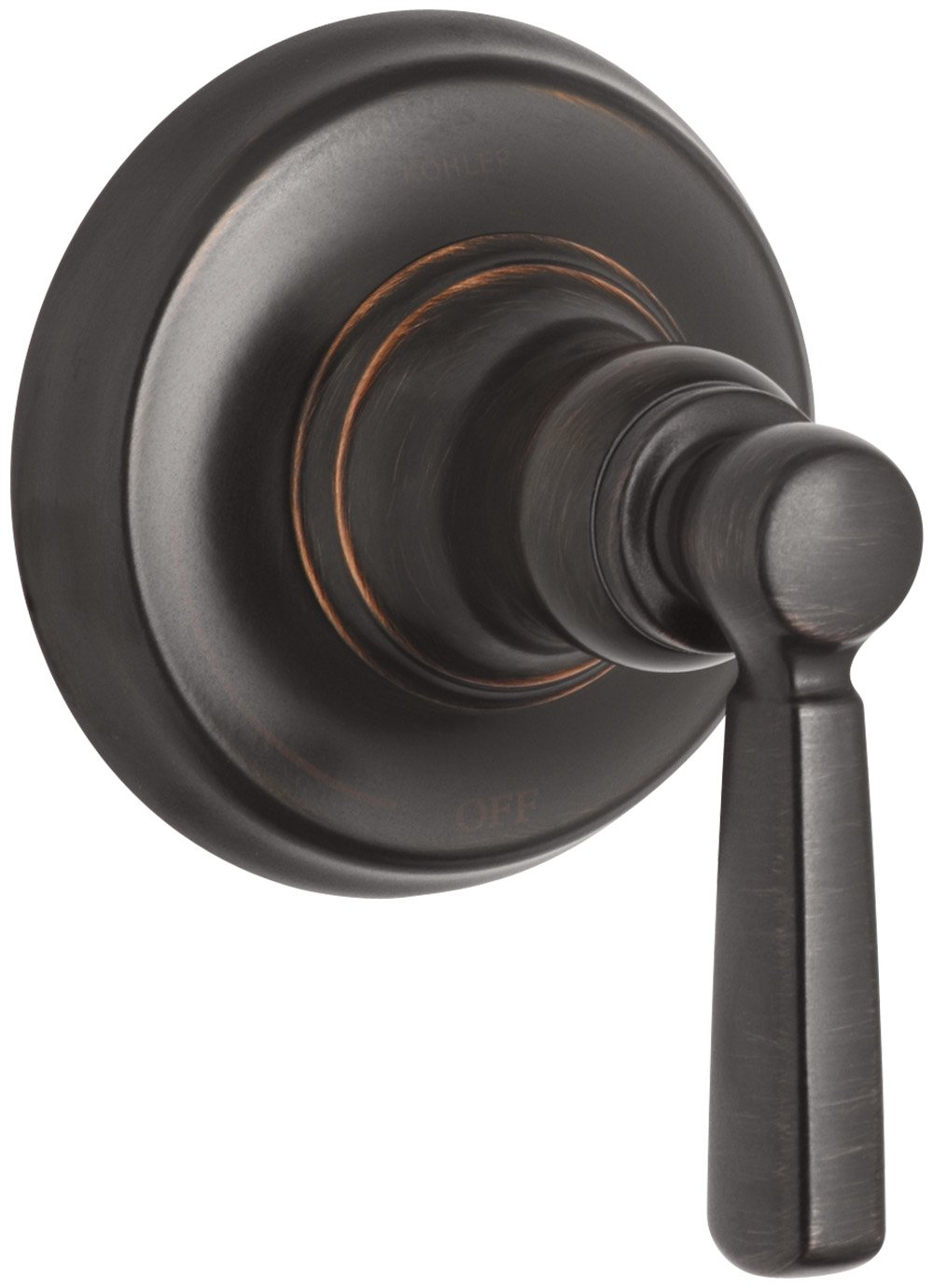 KOHLER K-T10596-4-2BZ Bancroft Trim Kit with Metal Lever Handle for Volume Control Valve - Oil-Rubbed Bronze Finish (Valve Sold Separately) - Perfect for Bathroom Faucet Upgrades and Shower Valve Replacements
