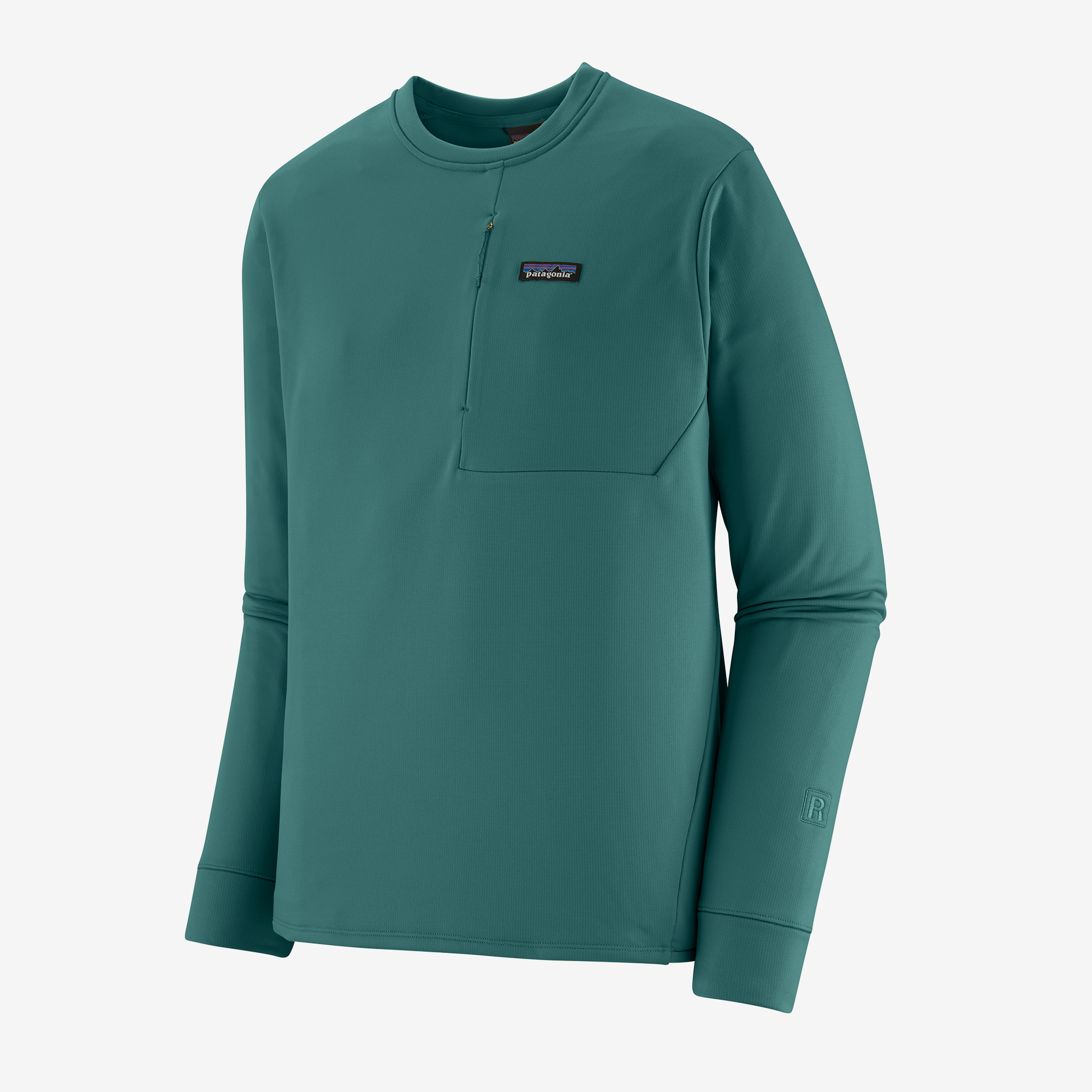 Patagonia Men's R1® Thermal Crewneck Fleece Jacket - Lightweight, Breathable & Warm Base Layer for Hiking, Camping & Outdoor Adventures