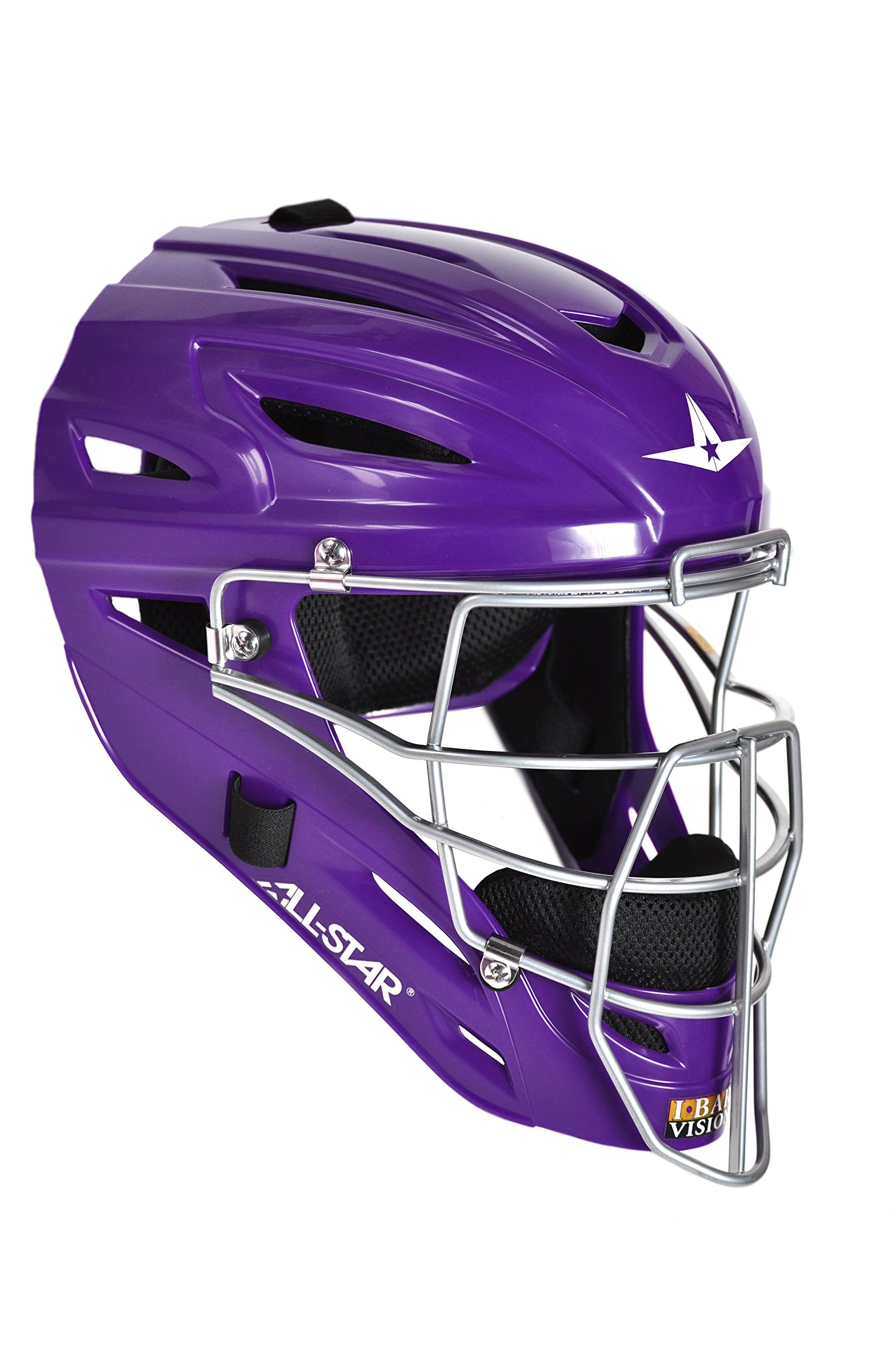 All-Star S7™ Youth Baseball Catcher's Helmet - Lightweight & Comfortable Safety Gear for Kids - Perfect for Little League Games, Practice Drills & Training Sessions - Ideal for Youth Baseball Players Aged 8-12