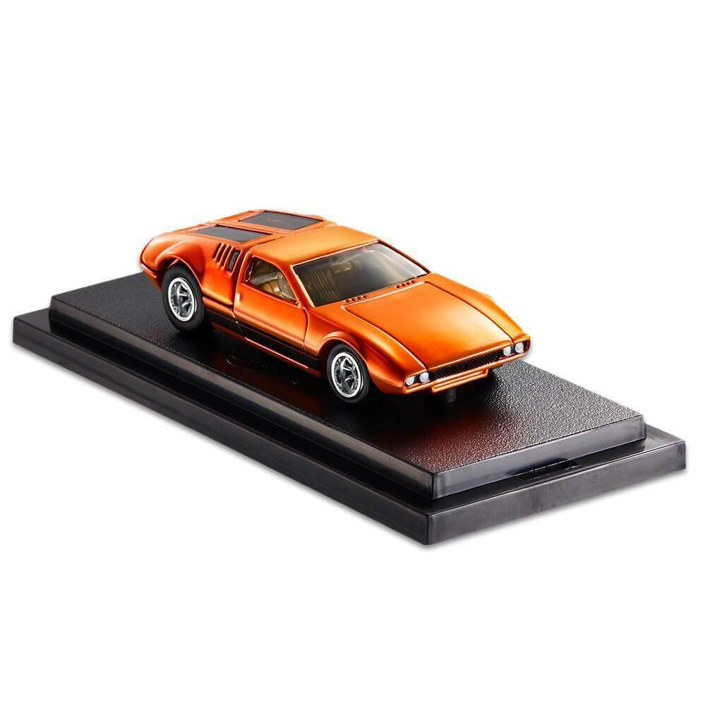 Hot Wheels 1971 De Tomaso Mangusta RLC Special Edition Diecast Car - Burnt Orange Collectible Model for Adults & Kids - Perfect for Display, Gifts, and Racing Collections