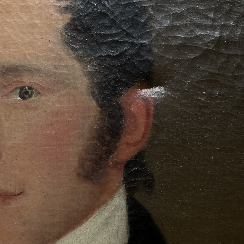 19th Century American Portrait Painting - Antique Oil Painting for Home Decor & Art Collection - Perfect for Living Room, Office or Gallery Display