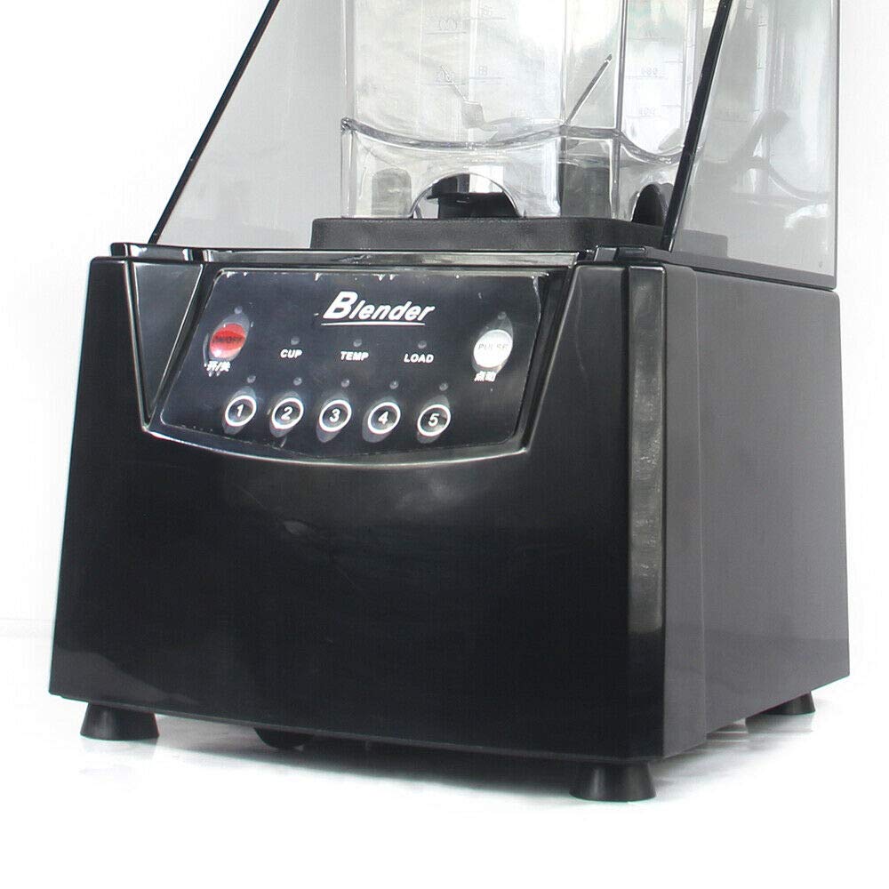 1.8L Quiet Blender 2600W Professional Countertop Blender with Soundproof Cover - Commercial Smoothie Maker, Food Processor for Shakes, Juices, Soy Milk - Perfect for Restaurants, Cafes & Home Kitchens