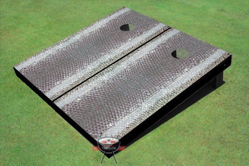 Custom Tailgate Fish Scale Themed Cornhole Boards Set - Premium Outdoor Cornhole Game for Backyard, BBQ Parties & Tailgating - Perfect for Family Gatherings, Camping & Beach Fun