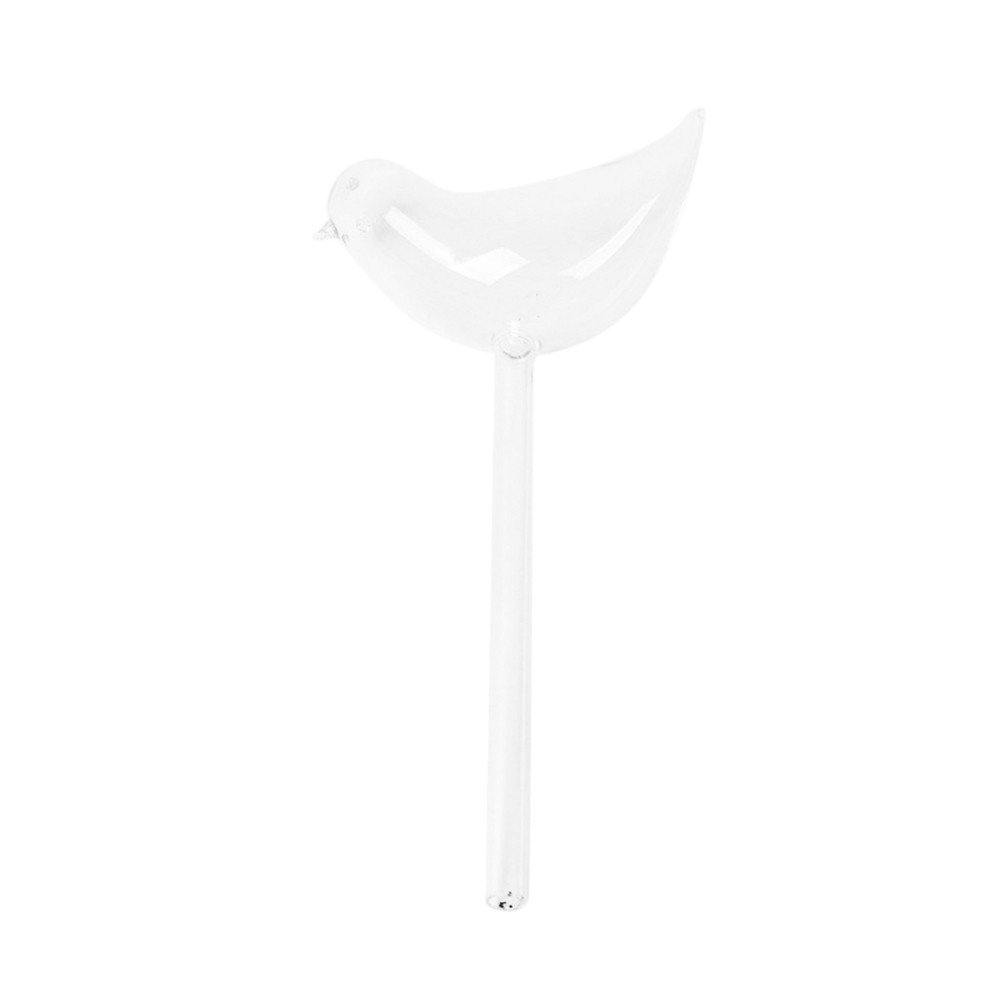 Becoler Automatic Swan-Shaped Glass Watering Can for Indoor Plants - Clear, One Size - Perfect for Home Garden, Houseplants, and Decorative Watering Needs