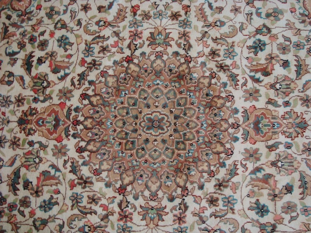 AL AHMEDANI LINEN Hand Knotted Area Rug - Premium Handmade Linen Rug for Living Room, Bedroom & Home Decor