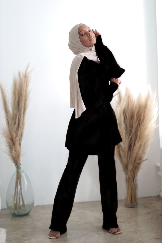 Aliaa Black Set - Pre-Order Ships by September 22 | Women's Fashion Outfit for Casual Wear & Special Occasions
