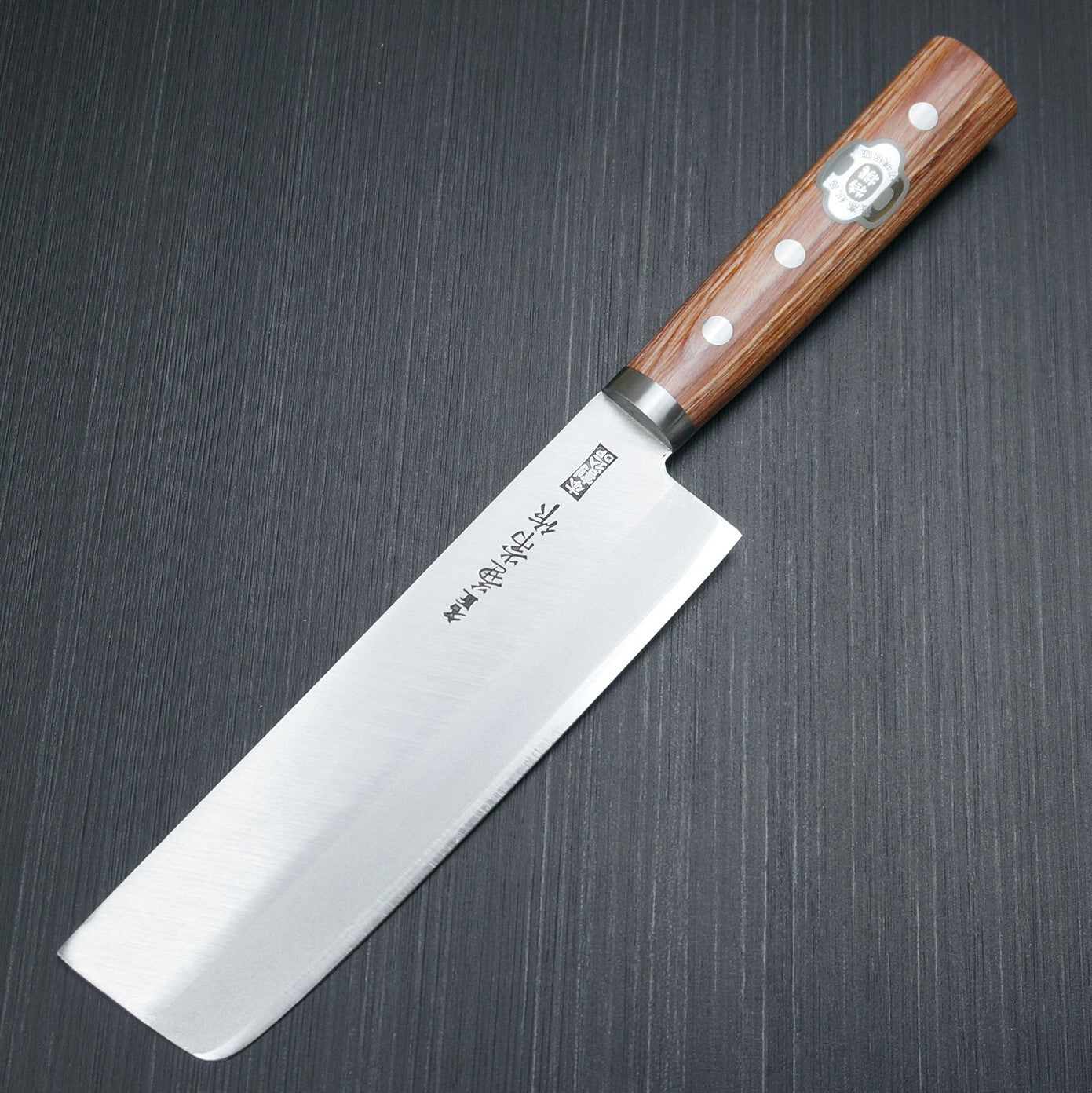 KANETSUNE SHIRO #2 Usuba Nakiri Knife 165mm - Japanese Vegetable Knife for Professional Chefs & Home Cooking - Perfect for Slicing, Dicing & Chopping Vegetables