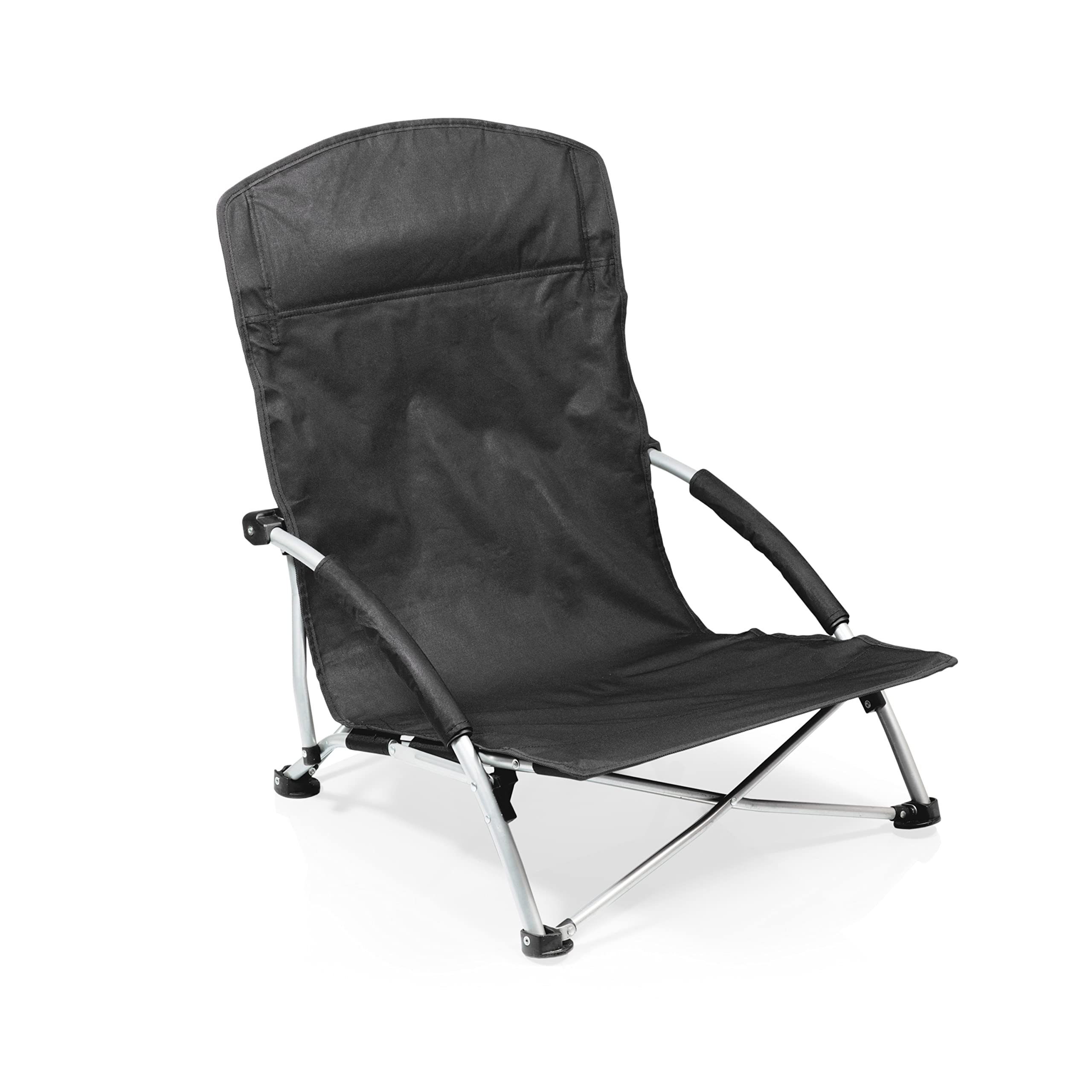 NFL Tranquility Low Beach Chair with Carry Bag - Portable Folding Lawn Chair for Adults - Perfect for Beach, Camping, Picnics & Outdoor Relaxation