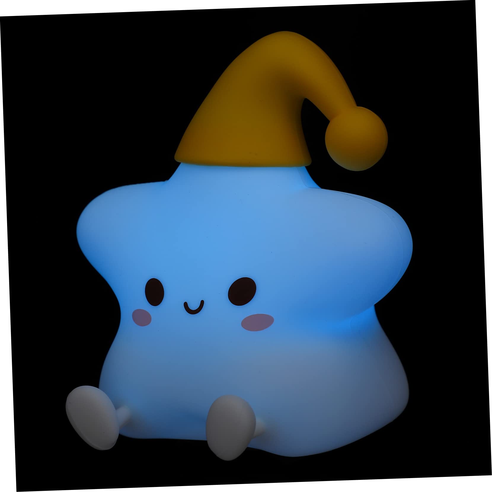 Dimmable Star Shape Night Light for Kids - Rechargeable LED Table Lamp with Question Mark Design, Perfect for Bedroom, Nursery & Kids Room Decor | Creates a Soothing Ambiance for Sleep & Relaxation