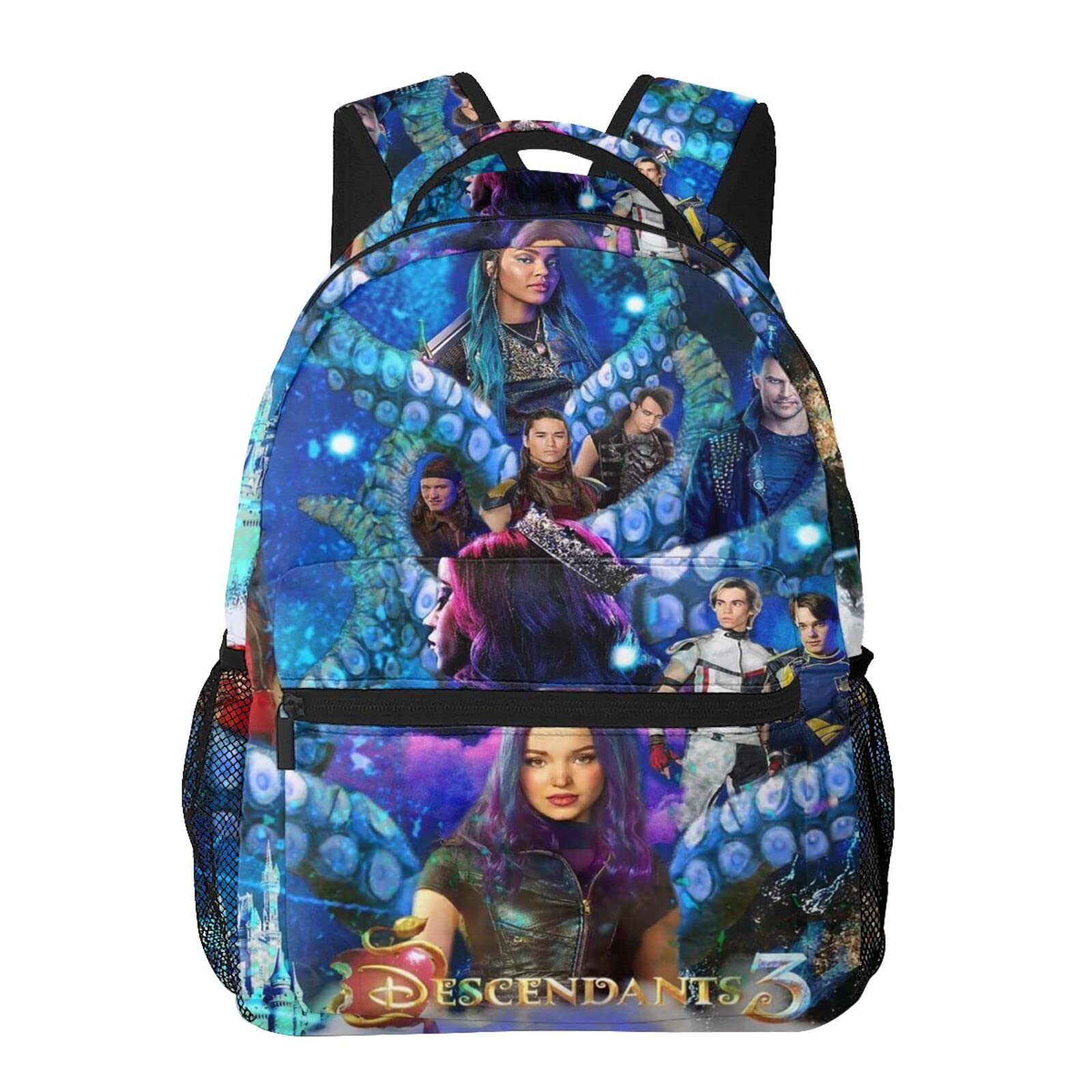 Descendants 3 Backpack - Waterproof Hiking & Laptop Backpack for School, Travel & Work - Multi-Purpose Unisex Daypack for Men & Women - Perfect for College, Commuting & Outdoor Adventures