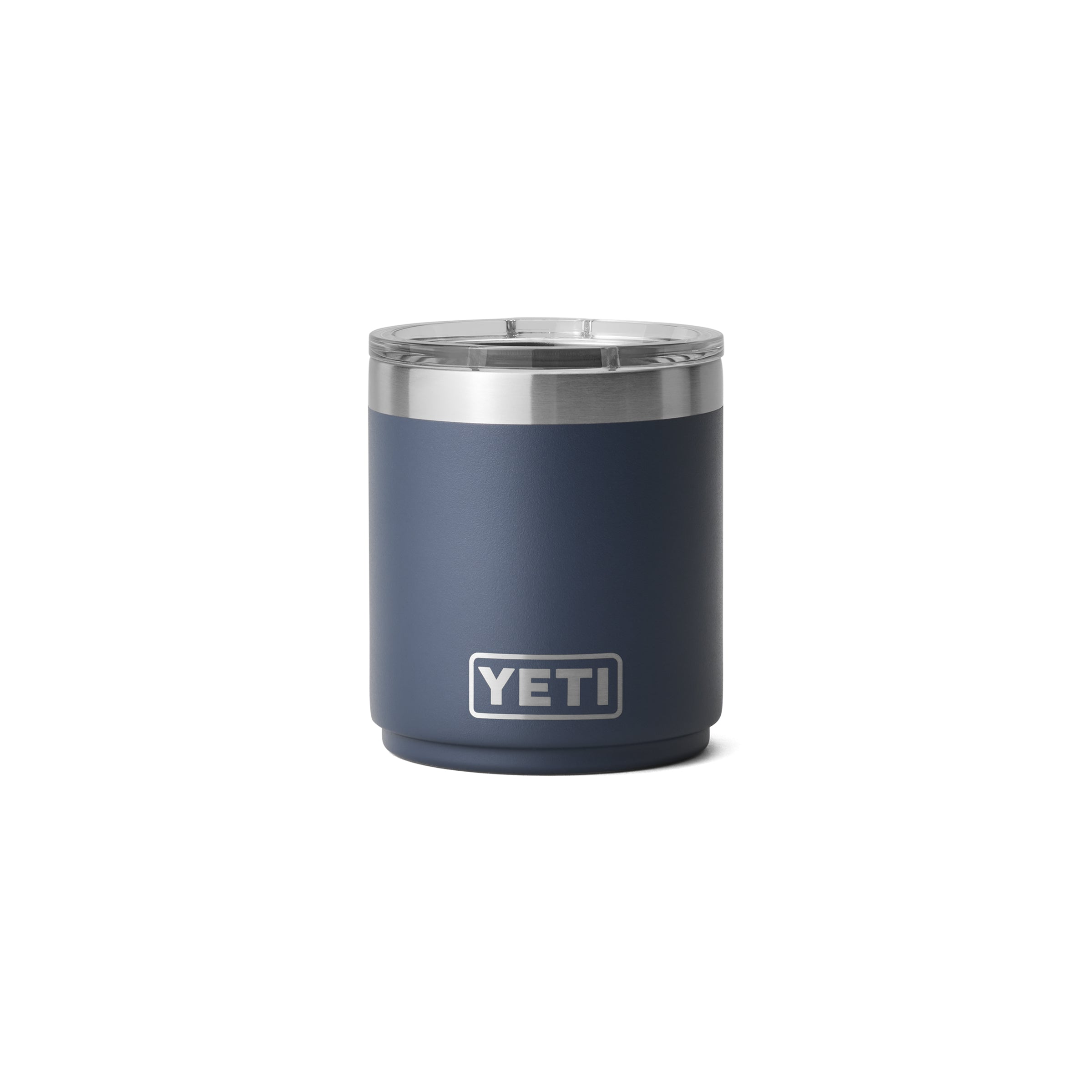 Yeti Rambler 10 oz Lowball Tumbler with MagSlider Lid - Navy Blue - Insulated Stainless Steel Cup for Cocktails, Whiskey & Coffee - Perfect for Home, Office & Outdoor Use