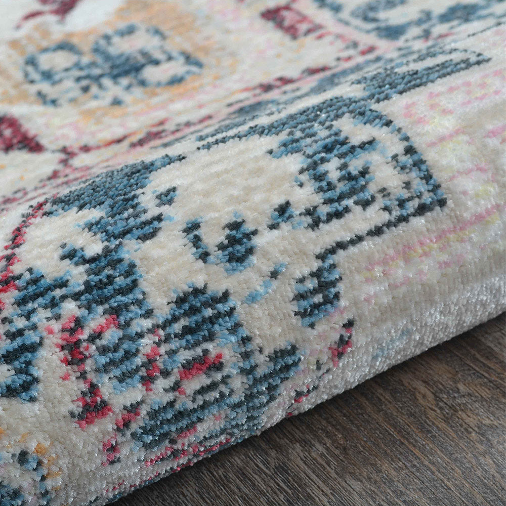Machine Woven Rug - Soft & Durable Area Rug for Living Room, Bedroom, Dining Room - Non-Slip & Easy to Clean Home Decor