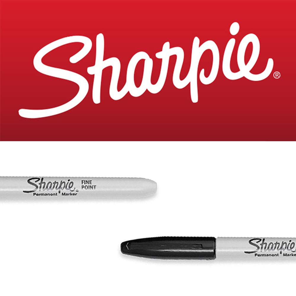 Sharpie Fine Point Black Permanent Markers - Quick Drying, Waterproof, 36-Pack (1 Pack) for Office, School, Art Projects & Labeling