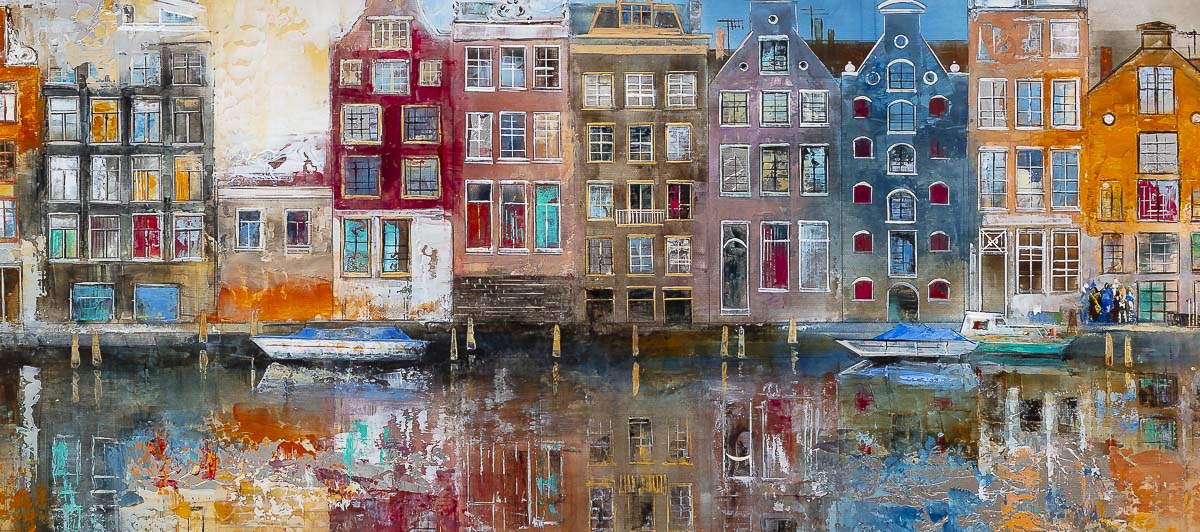 Original Amsterdam Gables - Vintage Dutch Architecture Decor for Home & Office - Perfect for Wall Art, Gift Ideas & Interior Design