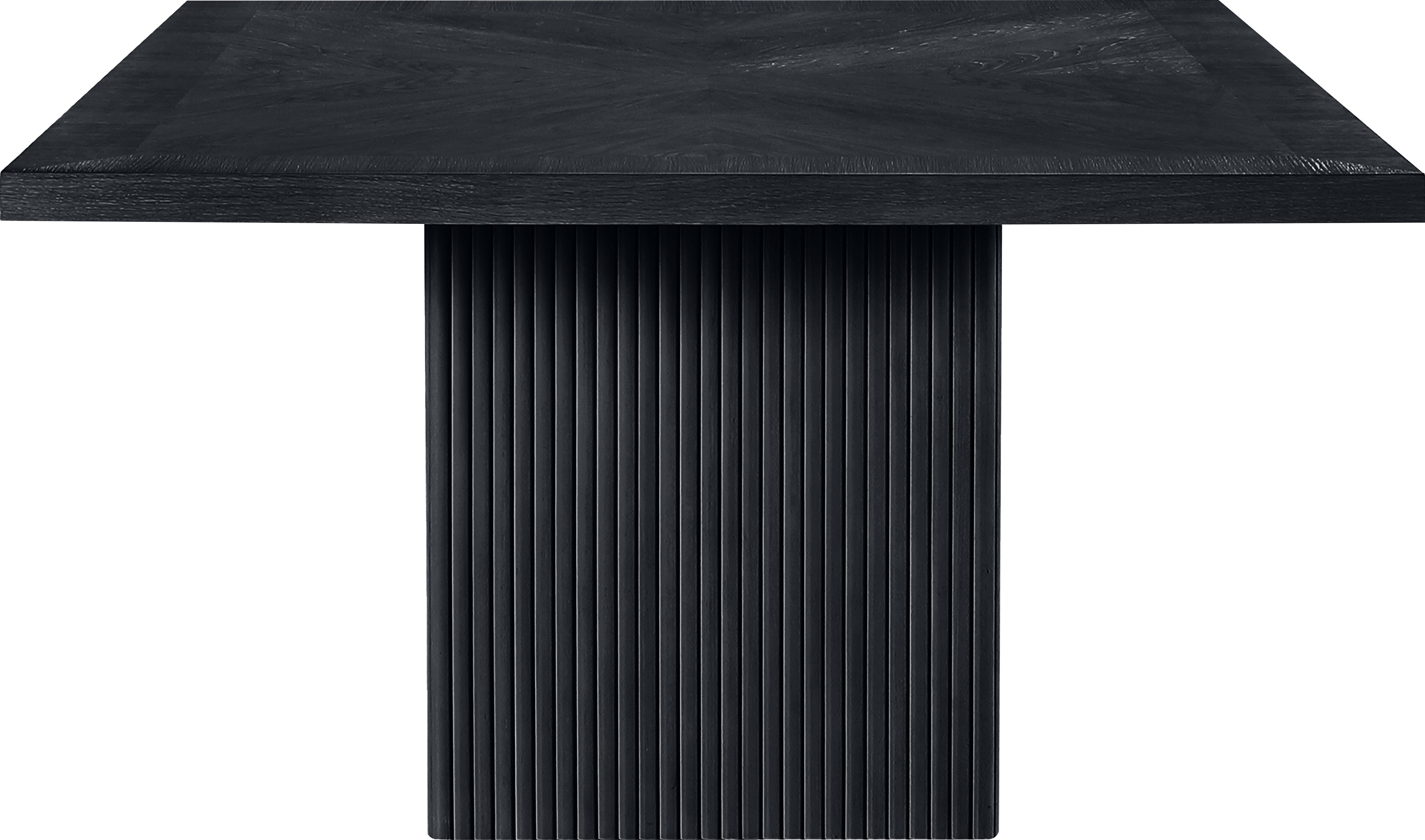 Belinda Dining Table - Modern Wooden Dining Table for 6, Farmhouse Style Kitchen Table with Extendable Leaf - Perfect for Family Dinners & Entertaining Guests