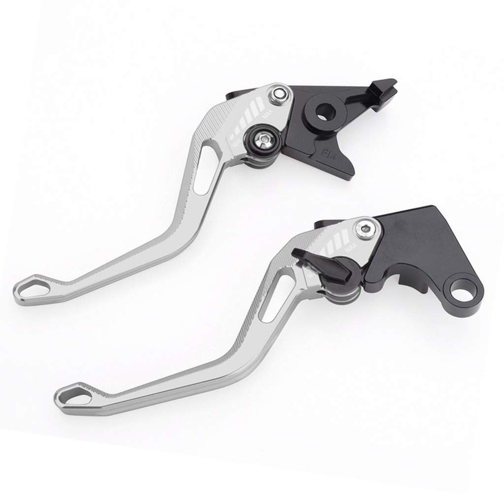 PSLER 5D Rhombus Brake Clutch Levers for Ducati Monster S4 2001-2003 - Silver CNC Aluminum Motorcycle Accessories for Enhanced Control & Comfort Riding