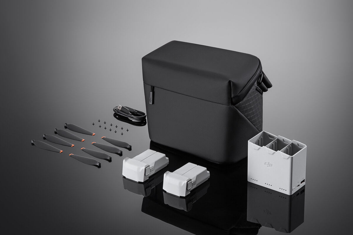 DJI Mini 3 Pro Fly More Kit Plus - Extra Batteries, Charger & Accessories for Extended Drone Flight Time | Perfect for Aerial Photography, Travel Adventures & Outdoor Exploration