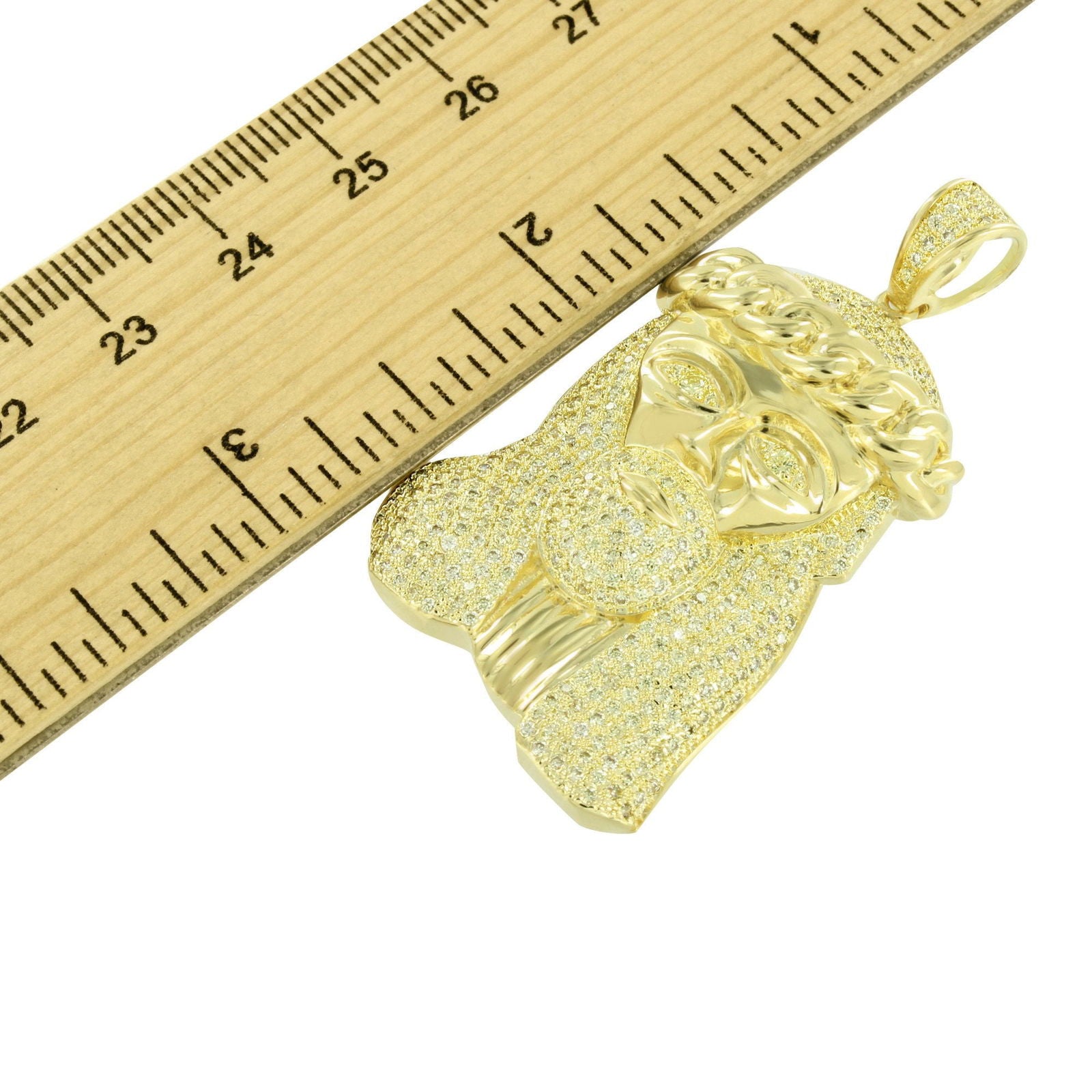 14K Gold Miami Cuban Jesus Pendant Necklace - Religious Jewelry for Men & Women - Perfect for Church, Gifts & Everyday Wear
