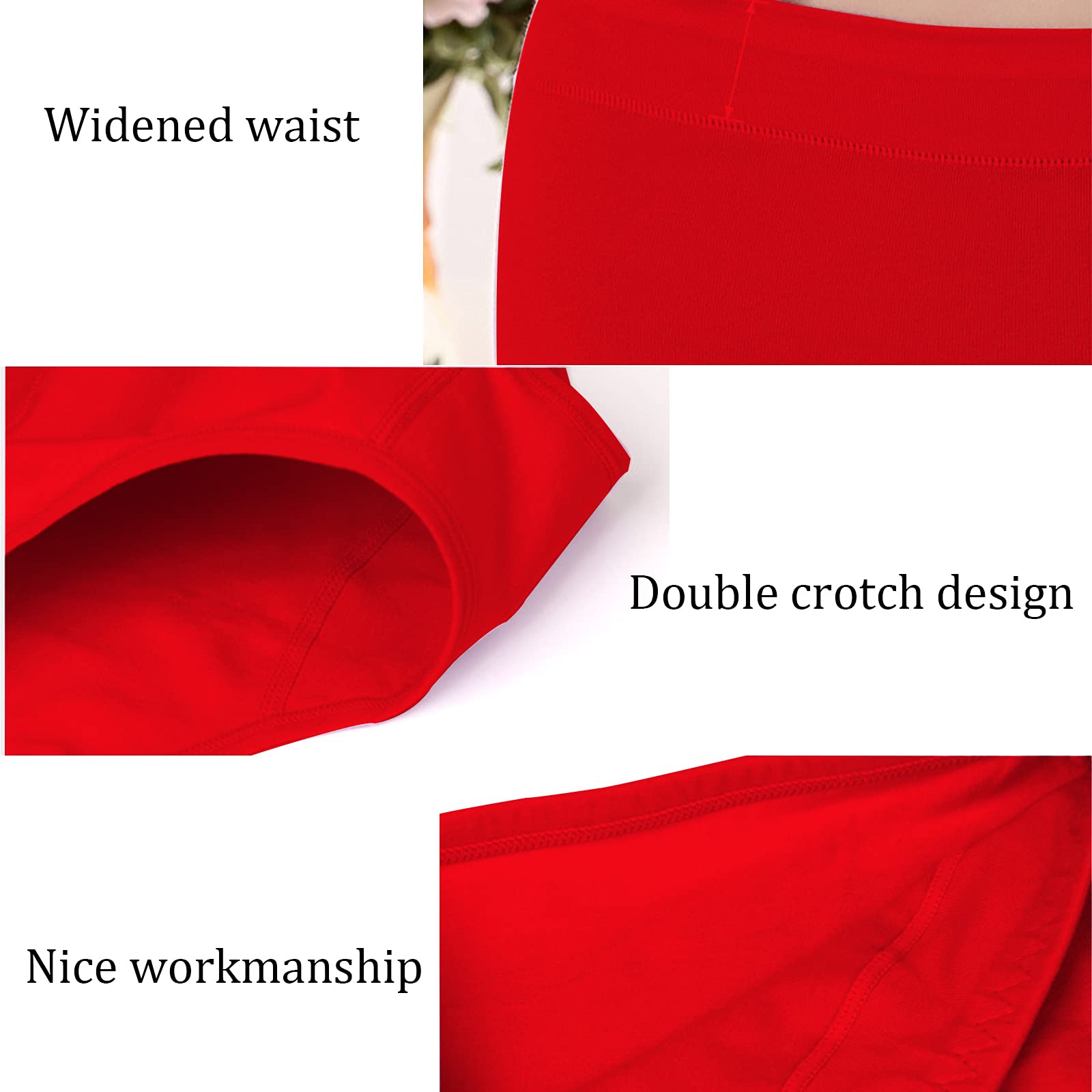 Soft Cotton Women's Mid Waist Briefs Underwear - 5 Pack Comfy Panties for Everyday Wear & Lounge
