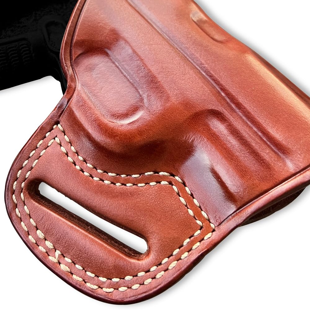 Premium Leather Pancake OWB Belt Holster for Diamondback AM2 9mm 3.5
