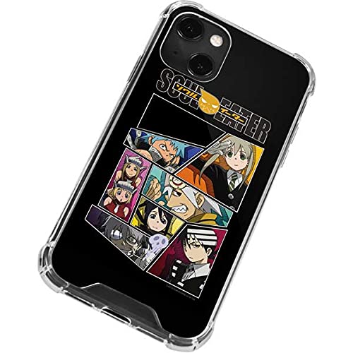 Skinit Clear iPhone 13 Mini Phone Case - Officially Licensed Soul Eater Block Design | Protective Slim Cover for Everyday Use & Showcasing Style