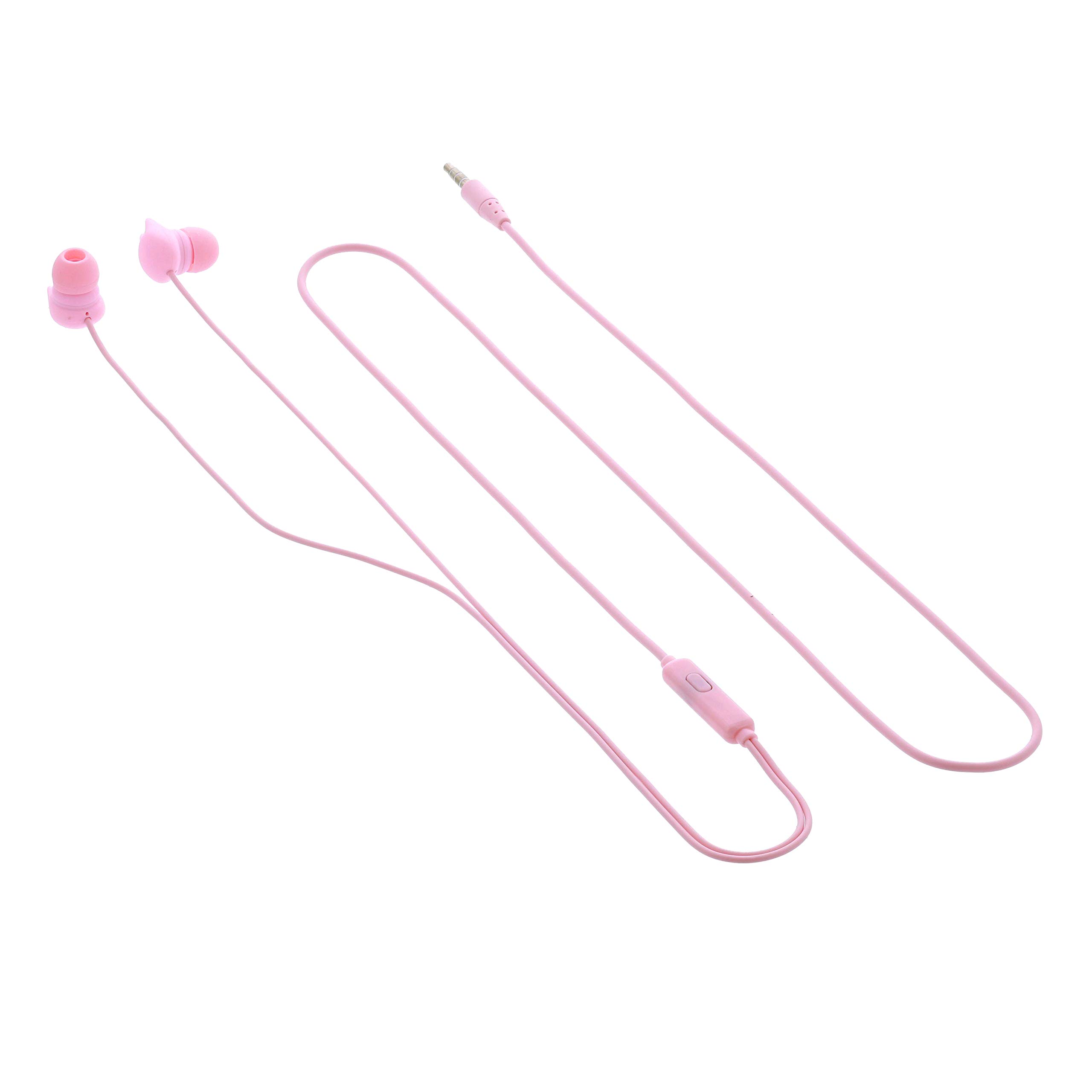 TELLUR Wireless In-Ear Headphones with Carrying Case - Macaron Pink Color, Noise Cancelling for Gym, Running, Travel & Work