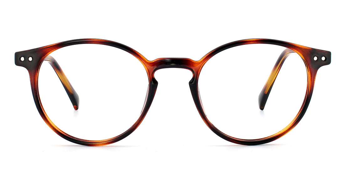 Stylish Astute Circular Frames GTR 9066 - Trendy Unisex Eyeglasses for Men & Women - Perfect for Reading, Driving, and Fashion Accessories