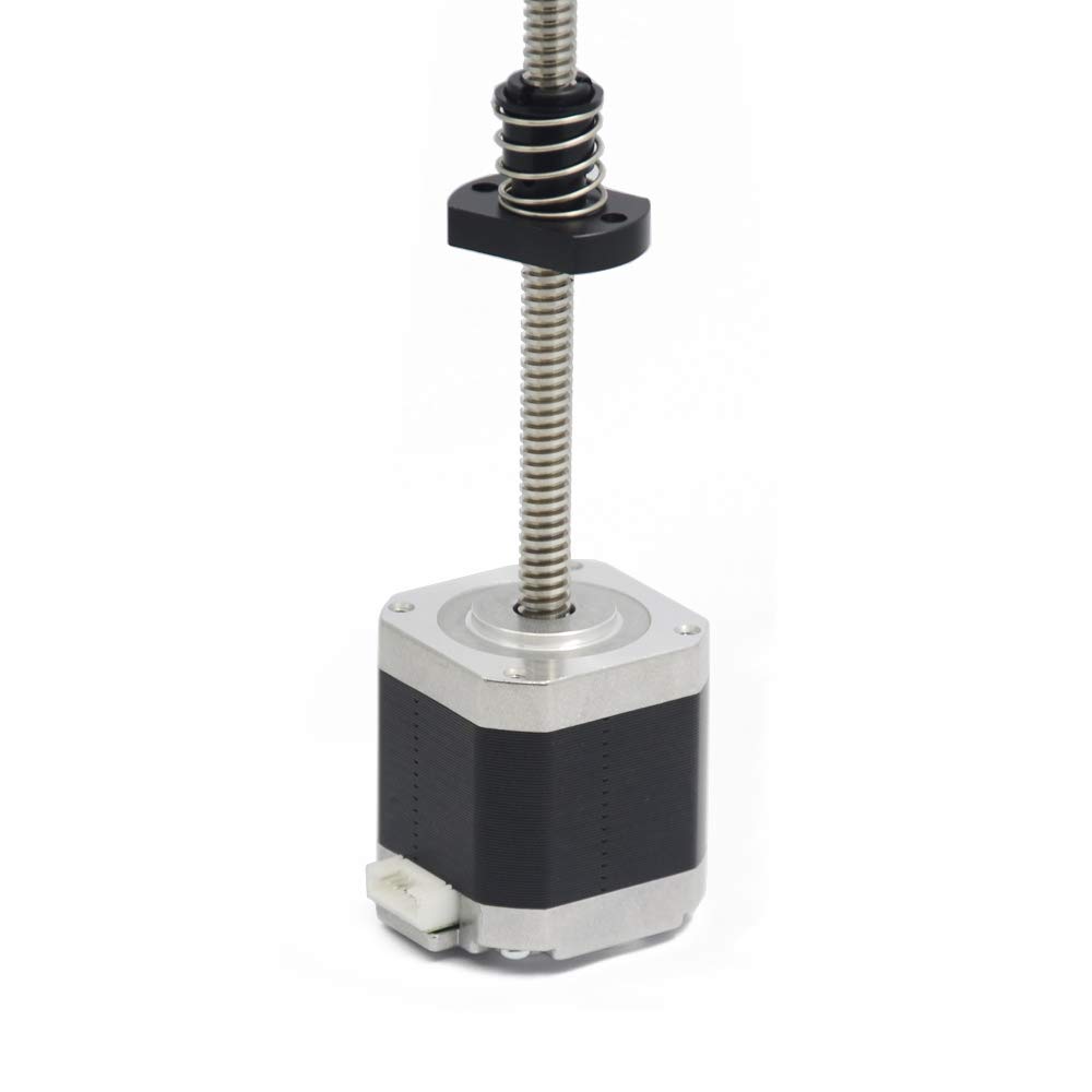 NEMA 17 Stepper Motor with Integrated TR8x2 2mm Lead & 310mm T8 Lead Screw - High Precision for 3D Printer Z Axis, CNC Machines | Perfect for DIY Projects, Robotics & Automation Systems