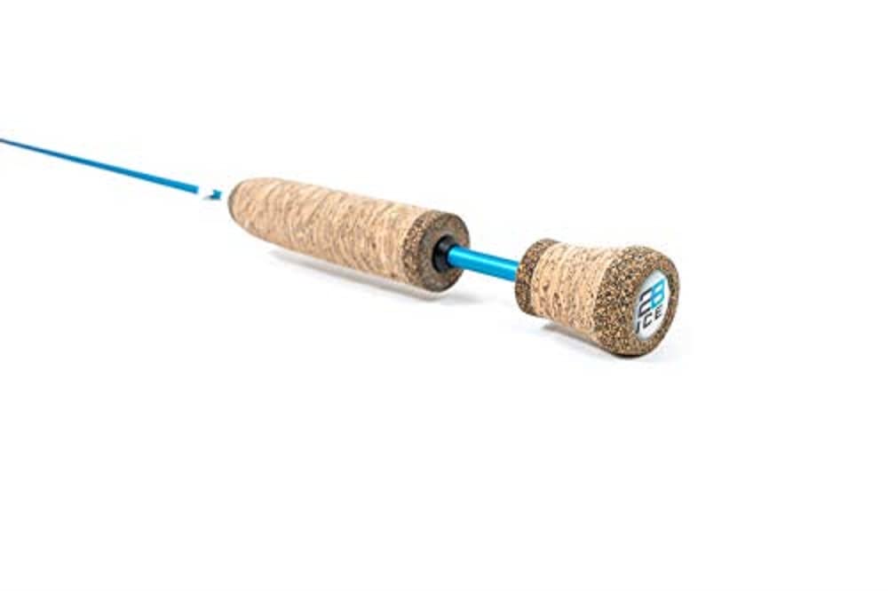 2B Fishing 32-Inch Prospector Medium Fast Action Ice Fishing Rod - Perfect for Ice Fishing Trout, Walleye, and Panfish in Cold Weather Conditions