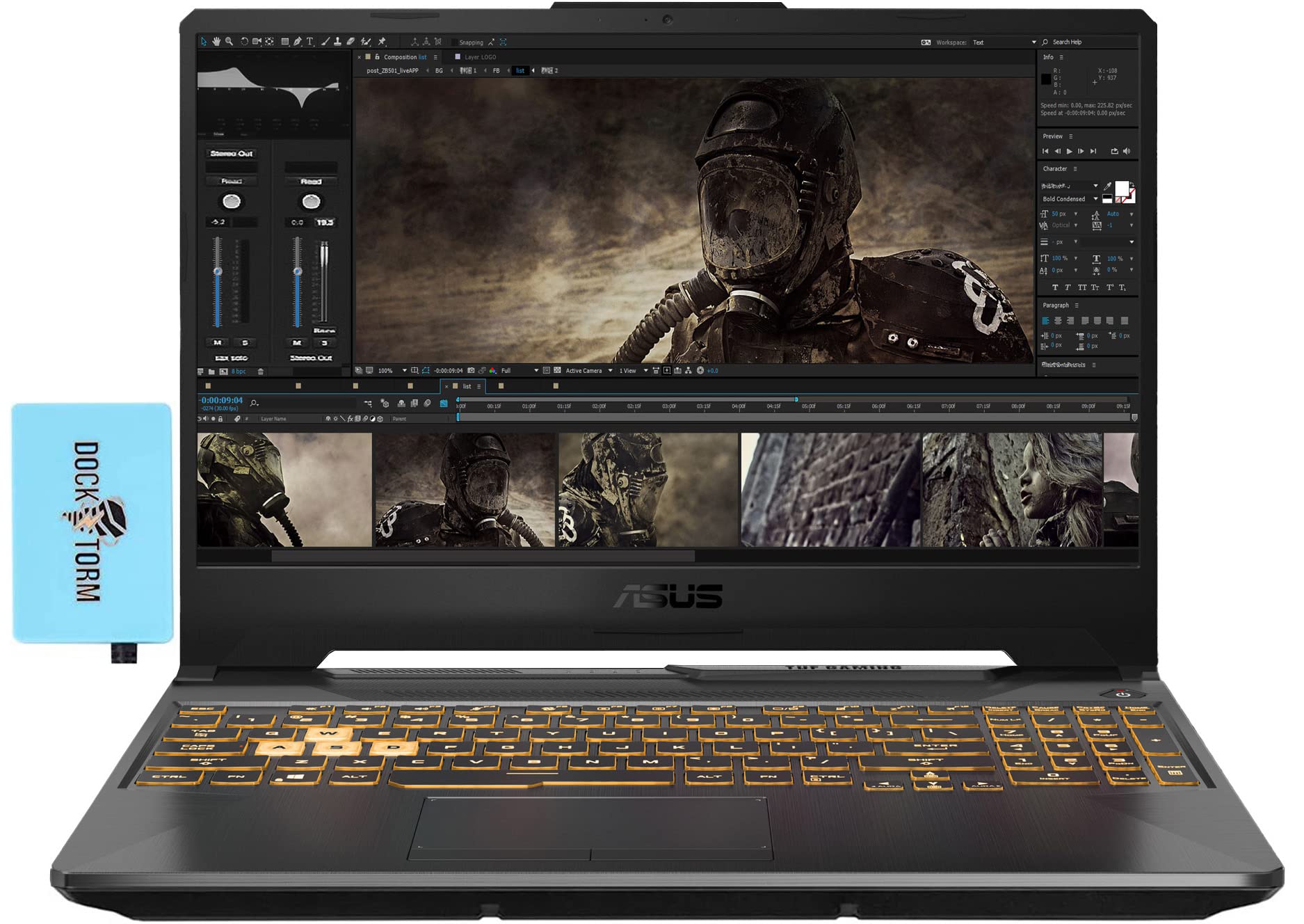 ASUS TUF F15 Gaming Laptop - Intel i5-10300H 4-Core, 64GB RAM, 16TB PCIe SSD, GTX 1650, 15.6