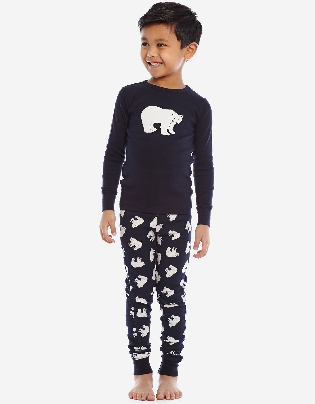 Polar Bear Matching Family Pajama Set - Cozy Christmas Holiday Pajamas for Kids, Adults & Pets - Perfect for Family Photos, Christmas Morning & Winter Sleepwear