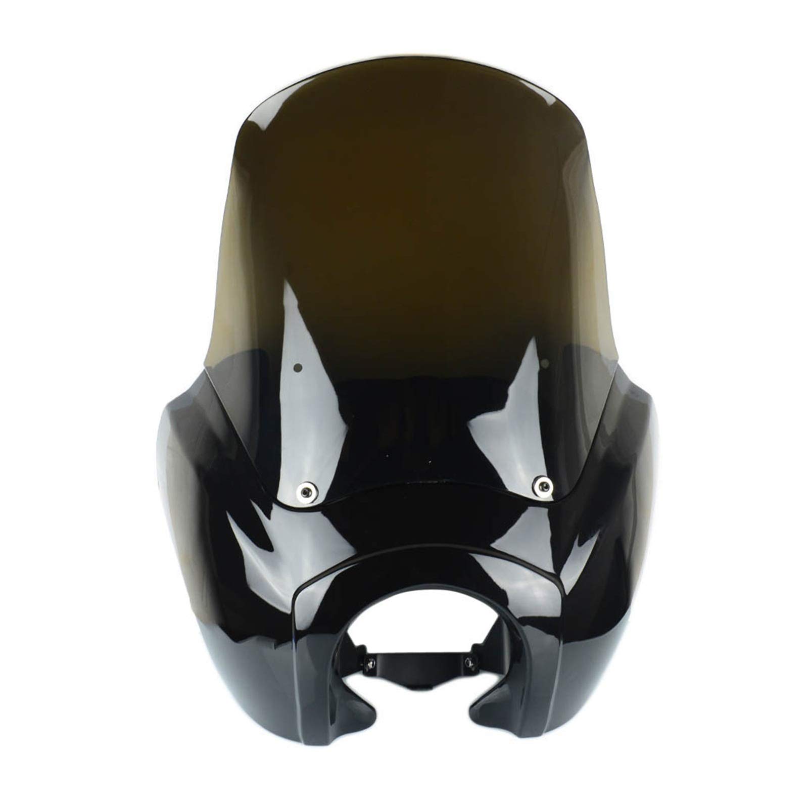 Motorcycle Windscreen Deflector - Smoke Black for Dyna FXDXT | Wind Protection