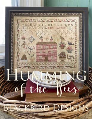 Blackbird Designs Humming of The Bees Cross Stitch Pattern - DIY Embroidery Kit for Home Decor, Wall Art & Gift Ideas