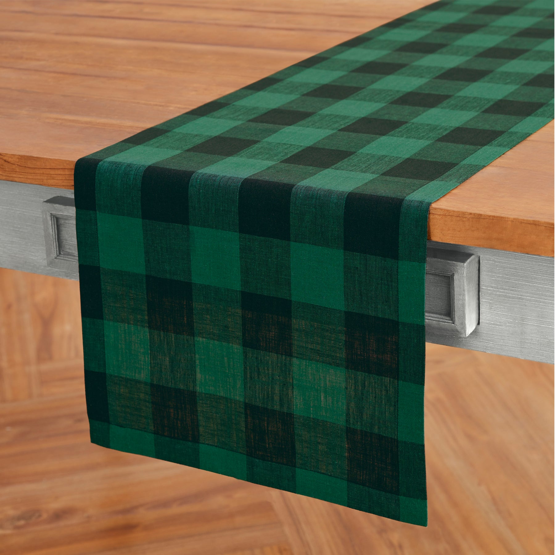 Buffalo Check Table Runner - Red and Black Plaid Cotton Table Decor for Farmhouse, Rustic & Holiday Dining - Perfect for Christmas, Thanksgiving & Everyday Use